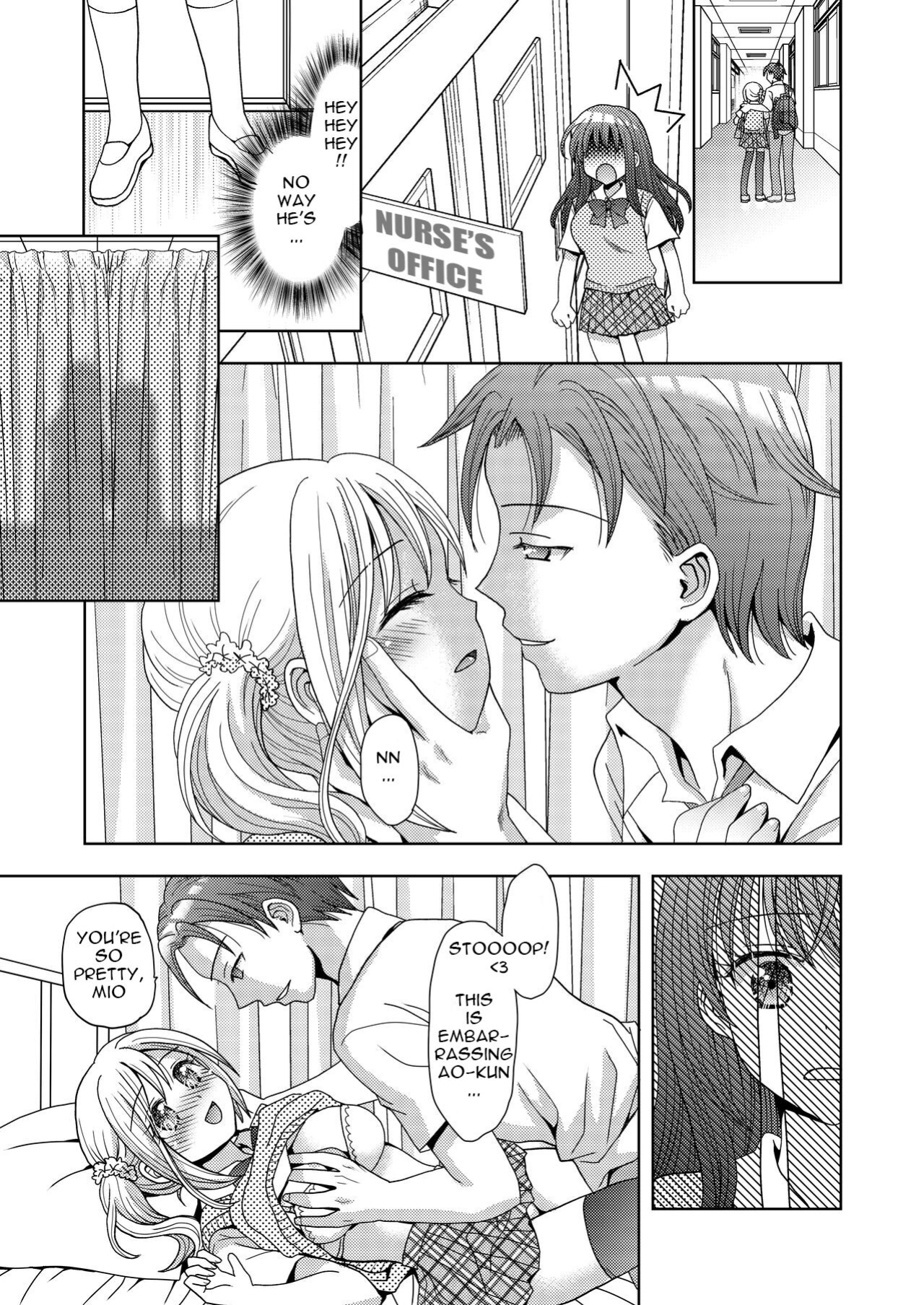 [Amuai Okashi Seisakusho (Yuukey)] Doppelgänger ni Kanojo mo Jinsei mo Ubawarete Bakunyuu JK ni Sareta Boku | My Doppelgänger Stole My Life and My Girlfriend Turns Me Into a Buxom JK