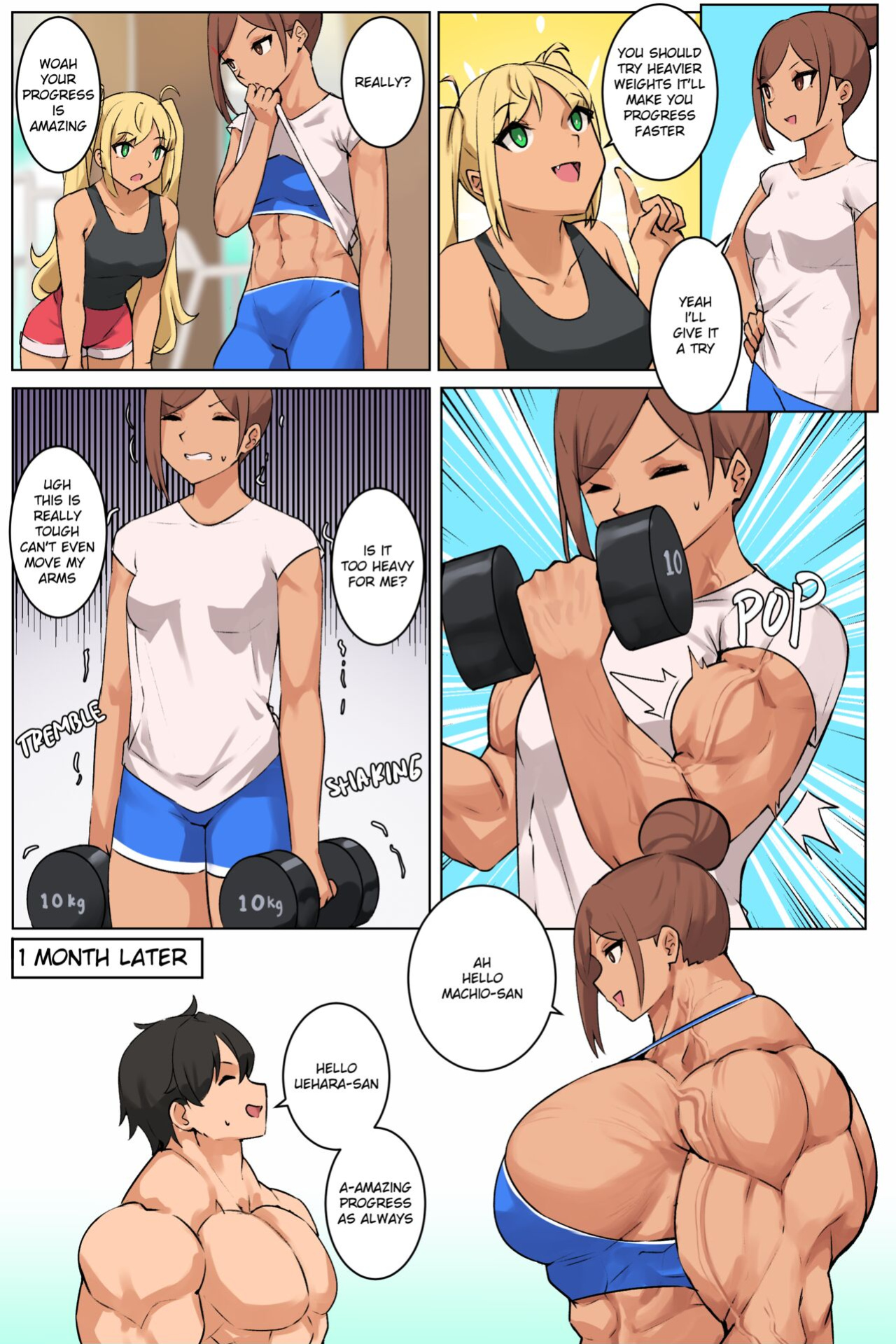 [Muscletonk] Short Sequence & Comic