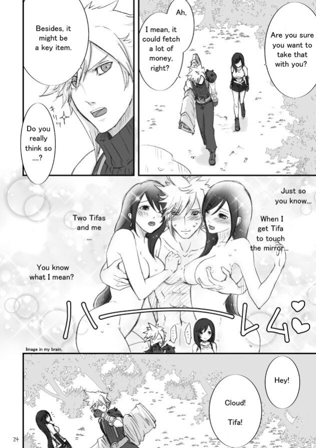 [Akanoiki (butchii)] Mysterious Mirror and Secret Moments (Final Fantasy VII)