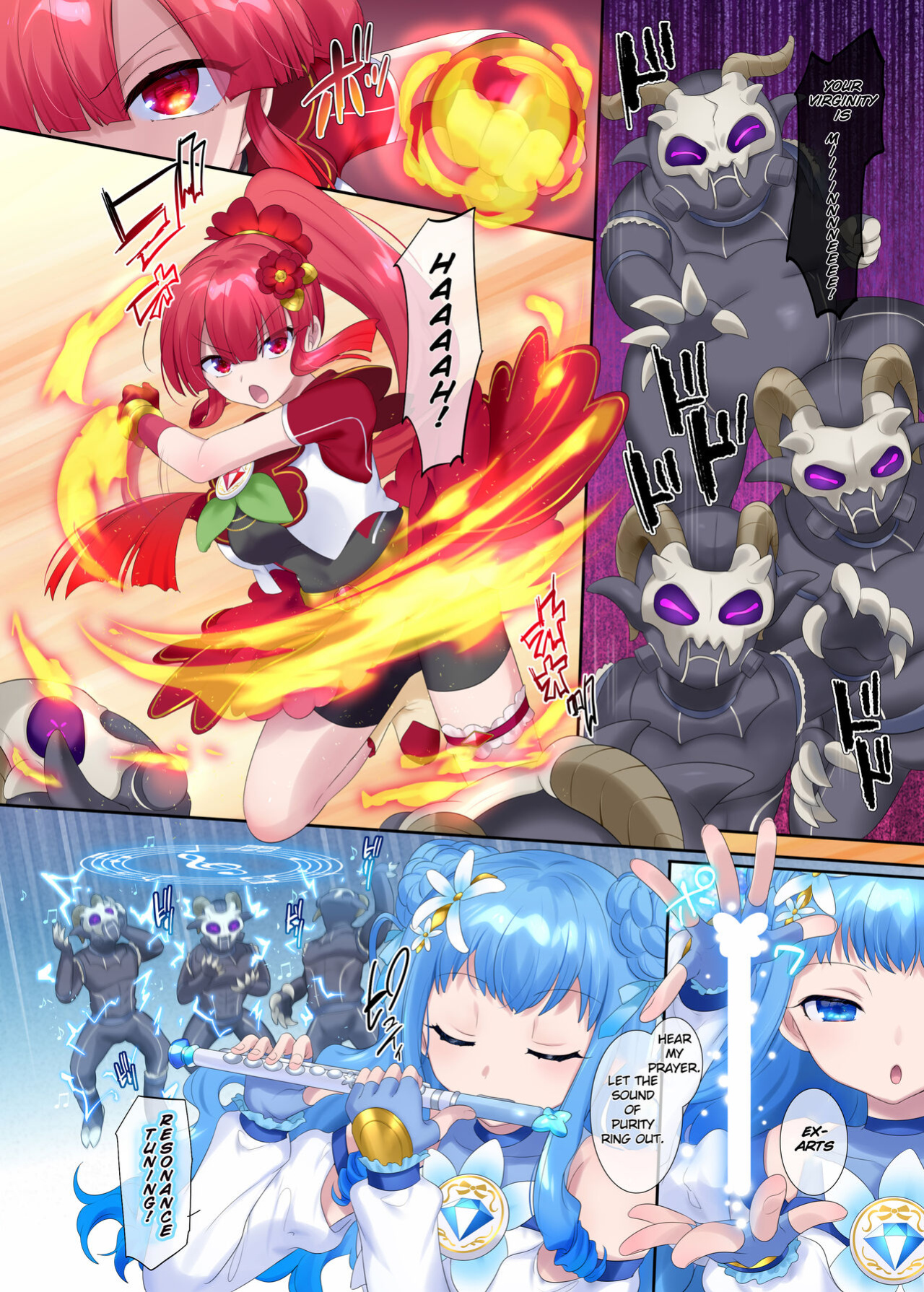 [Hairu Nukemichi (Arubento, Hiiragi Popura)] Mugen Seiki EX-Phantom Season 1 ~Karada o Otosareru Ruriiro no Mahou Shoujo~ [TheFrogManScans]