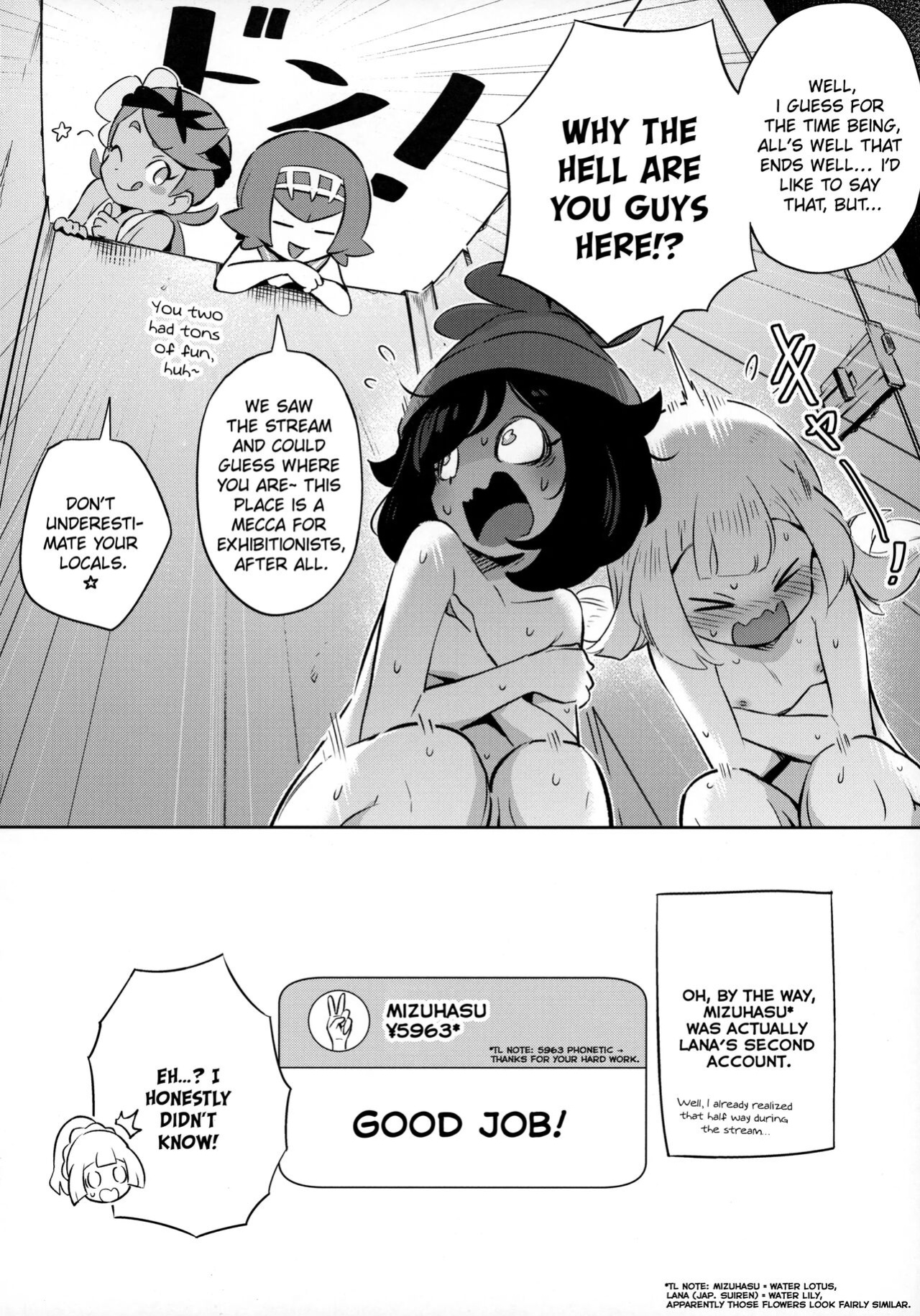 [Chouzankai (TER)] Onnanoko-tachi no Himitsu no Bouken 2 | Girl's Little Secret Adventure 2 (Pokémon Sun & Moon) [QuarantineScans]