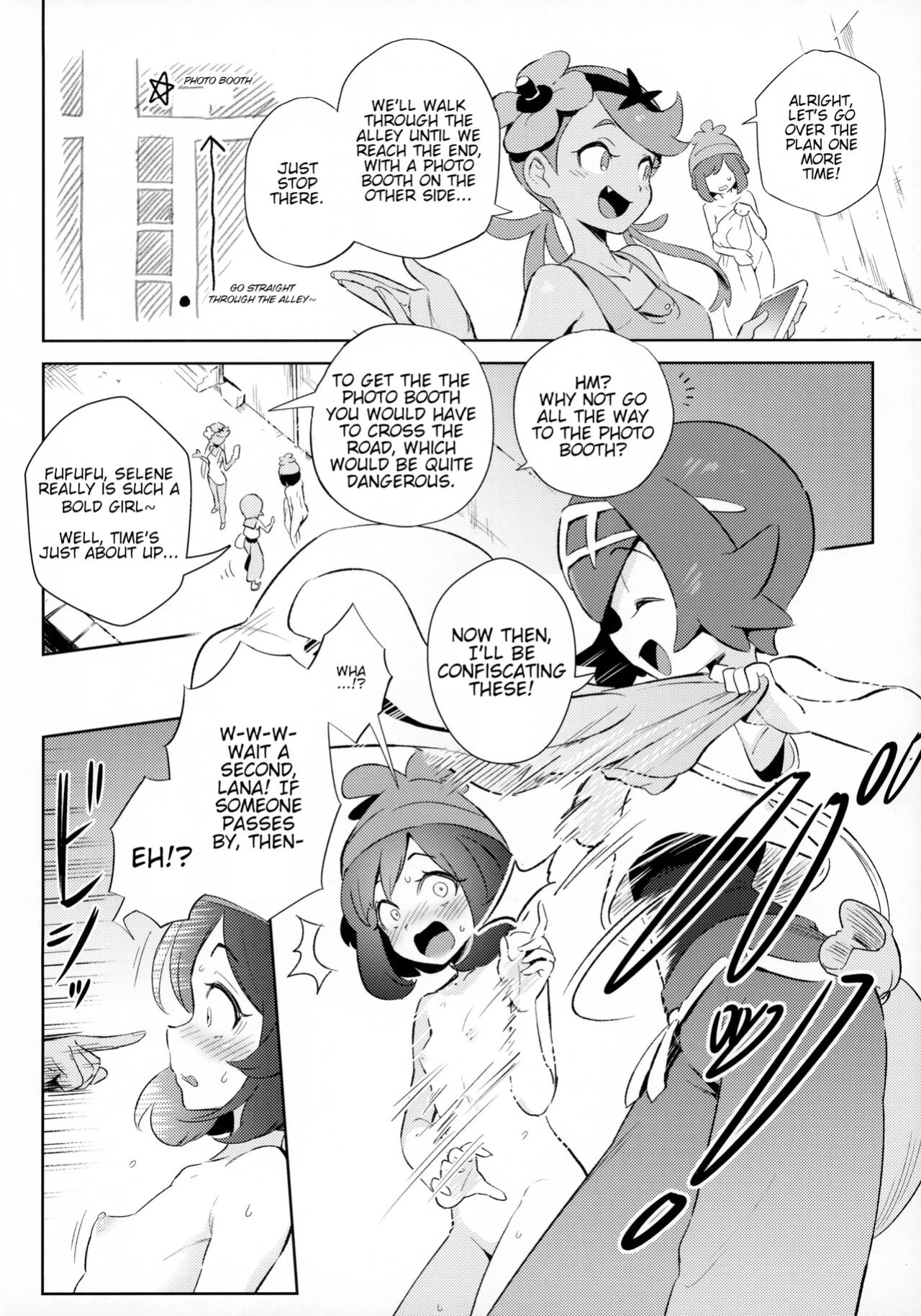 [Chouzankai (TER)] Onnanoko-tachi no Himitsu no Bouken 1 | Girl's Little Secret Adventure 1 (Pokémon Sun & Moon) [QuarantineScans]