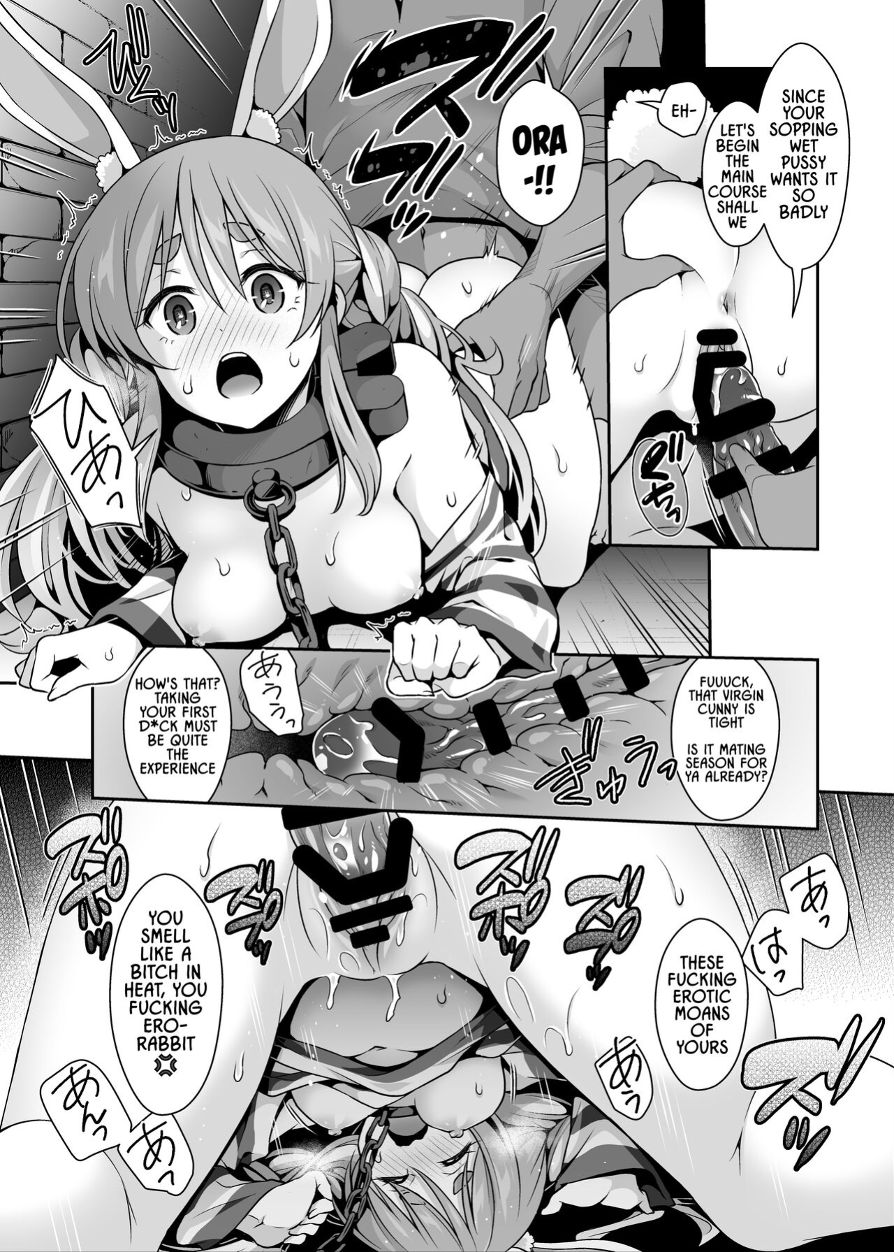 [Hachinoko P (hatigo)] Yasei no Usagi ga Nakama ni Naritasou ni Kochira wo Miteiru "Darkness" | Wild Rabbit Is Looking At You As If It Wants To Be Friends "Darkness" (Usada Pekora) [Lidl Translations]