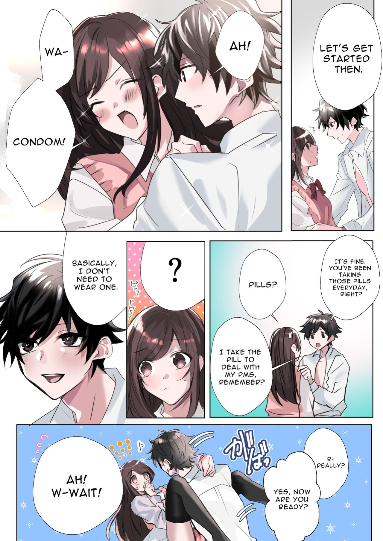[ENG Ver.] My Erotic Love Triangle Relationship After Bodyswapping With A Classmate!?