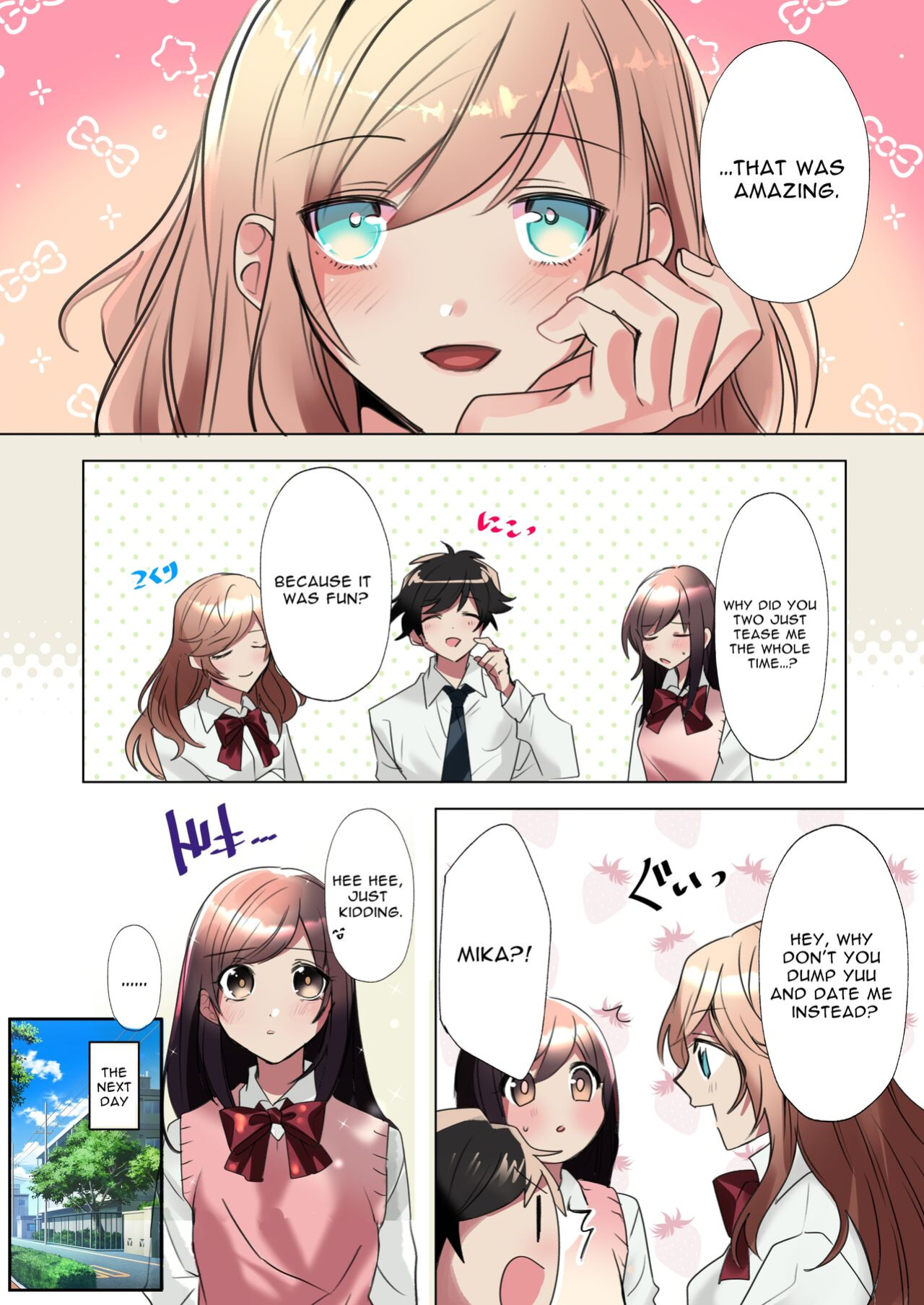 [ENG Ver.] My Erotic Love Triangle Relationship After Bodyswapping With A Classmate!?