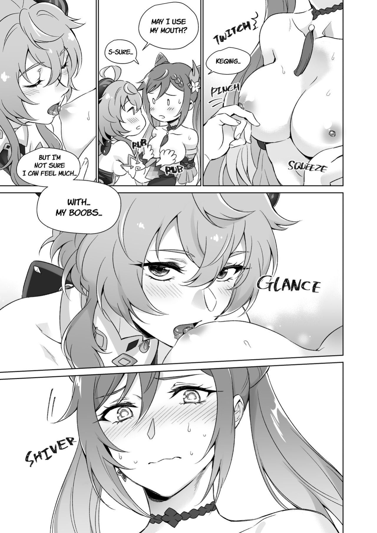 [World of Pure (Negom)] Ecchi desu yo Keqing-san! | You're So Lewd, Lady Keqing! (Genshin Impact)