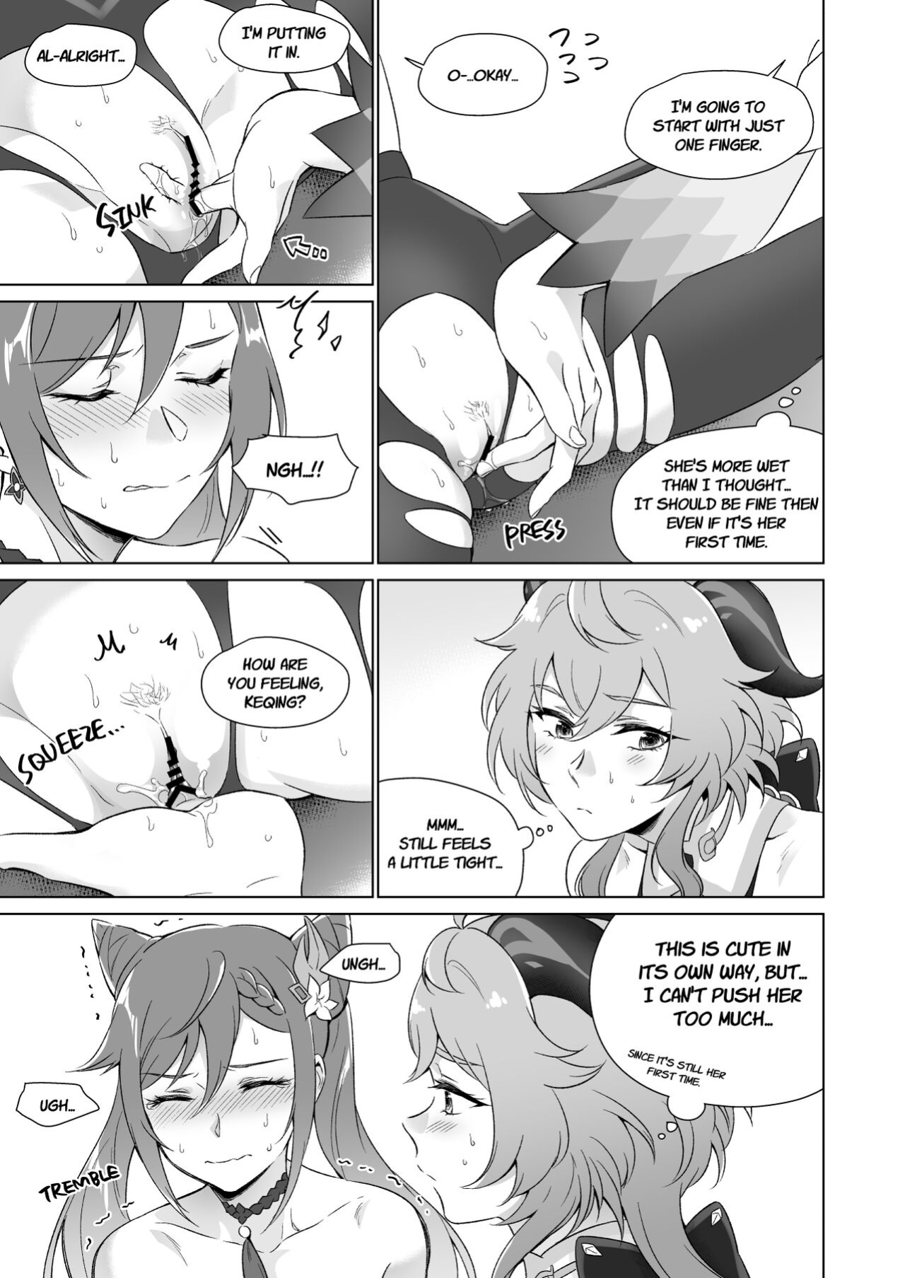 [World of Pure (Negom)] Ecchi desu yo Keqing-san! | You're So Lewd, Lady Keqing! (Genshin Impact)