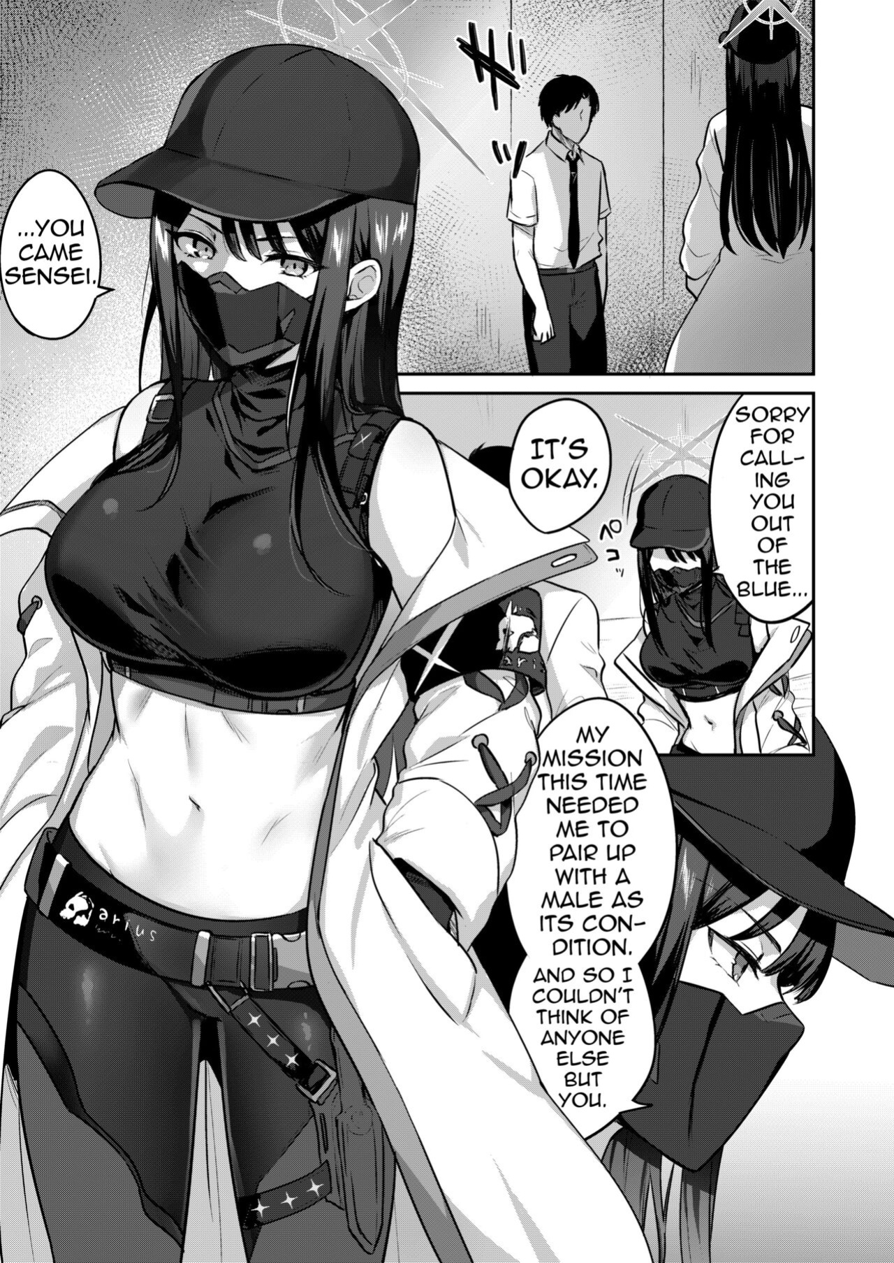 [Kakinotanehitotsubu (Kakino Nashiko)] Saori to xxx Shinai to Derarenai Heya | I can't leave this room until I xxx Saori (Blue Archive) [Shiririn]