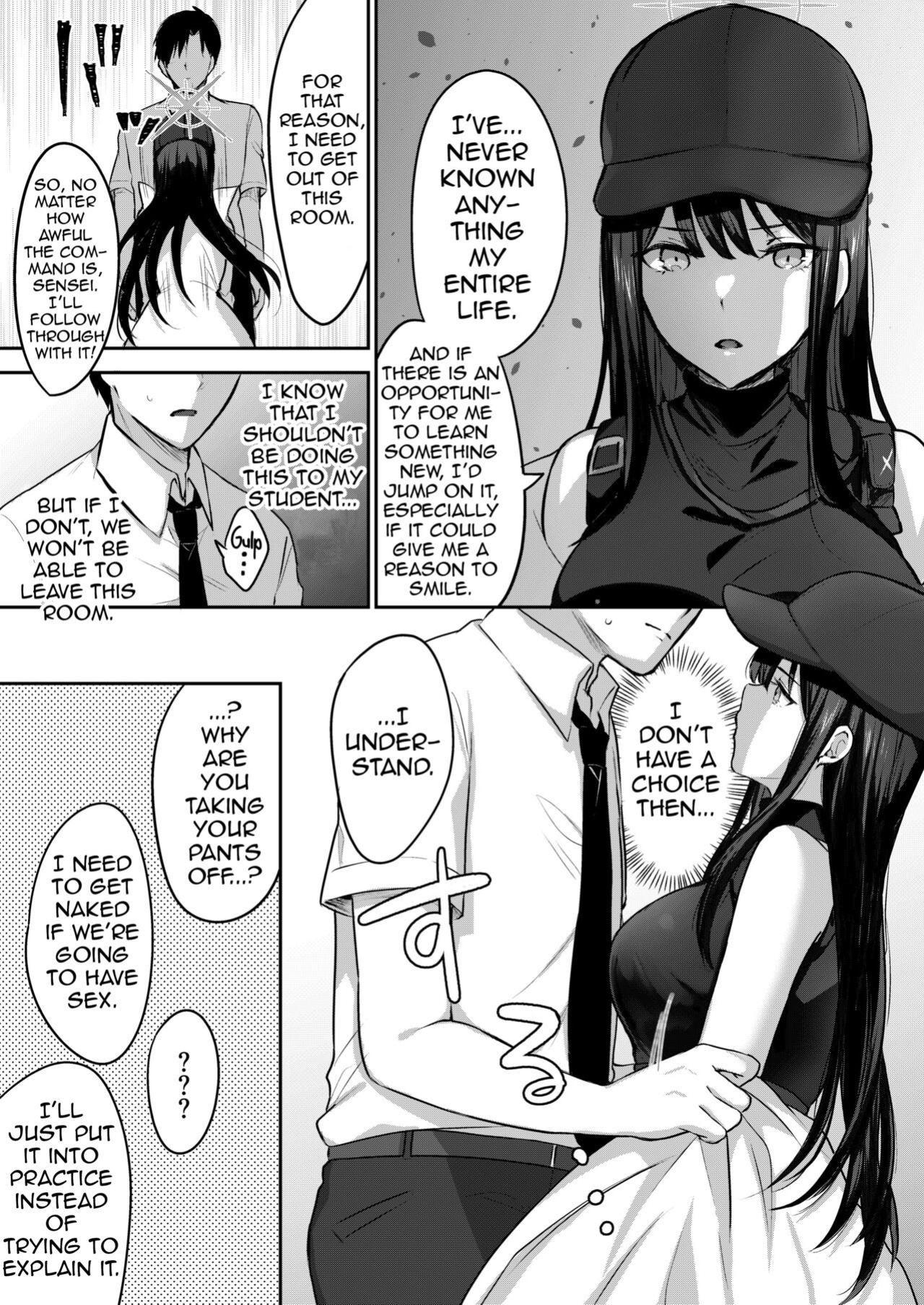 [Kakinotanehitotsubu (Kakino Nashiko)] Saori to xxx Shinai to Derarenai Heya | I can't leave this room until I xxx Saori (Blue Archive) [Shiririn]