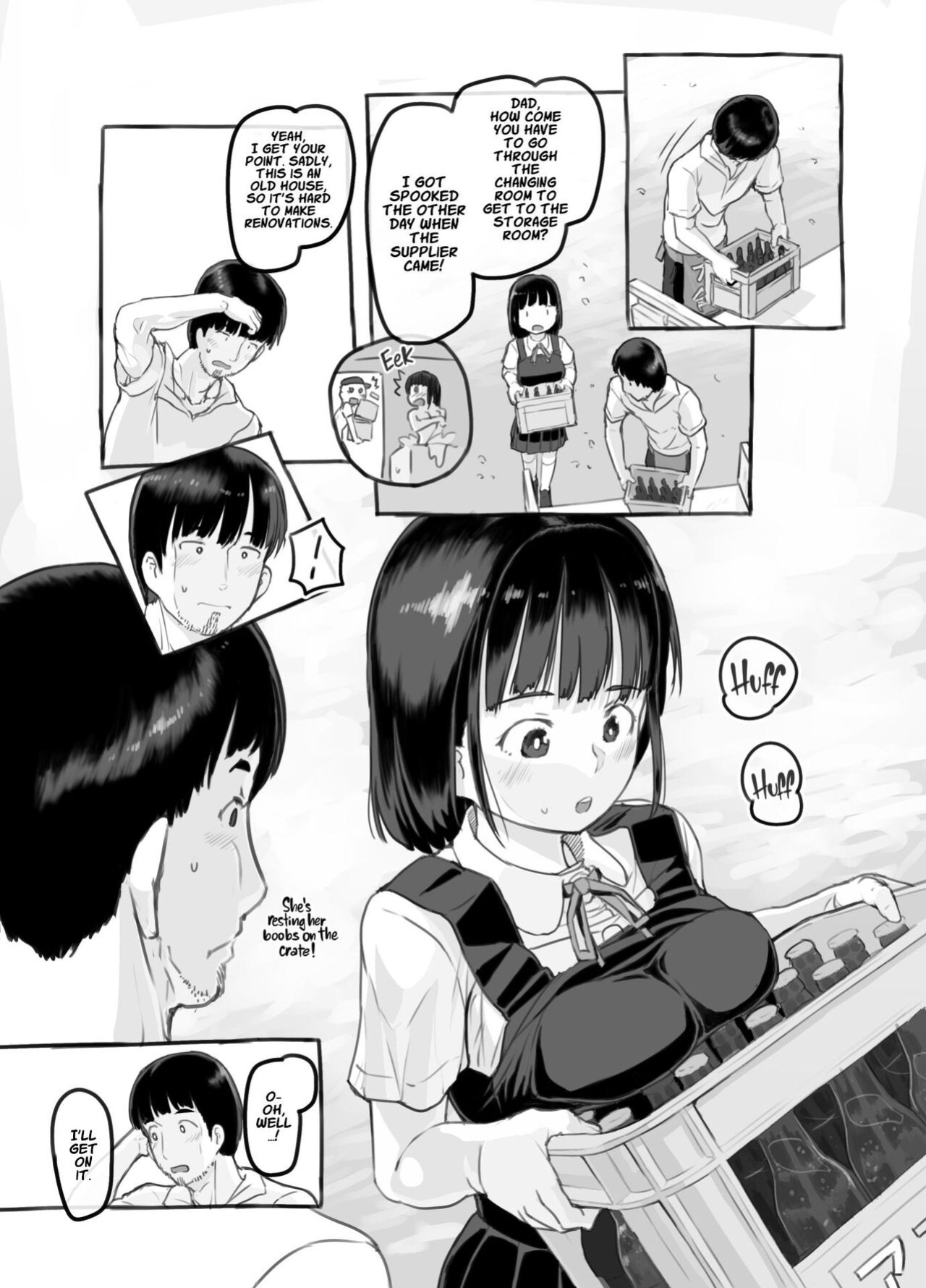 [Kuromahou Kenkyuujo (Nukaji)] Ore no musume wa moto Kano ni | My Daughter Looks Like My Ex-Girlfriend [Comics and Mango]