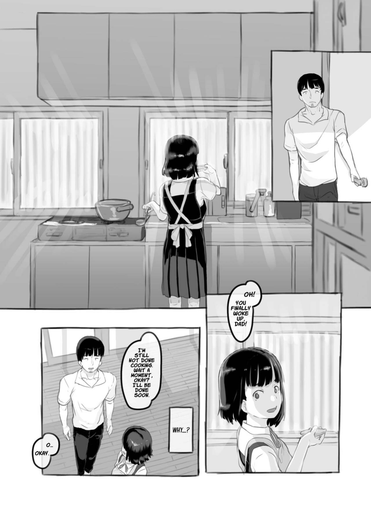 [Kuromahou Kenkyuujo (Nukaji)] Ore no musume wa moto Kano ni | My Daughter Looks Like My Ex-Girlfriend [Comics and Mango]