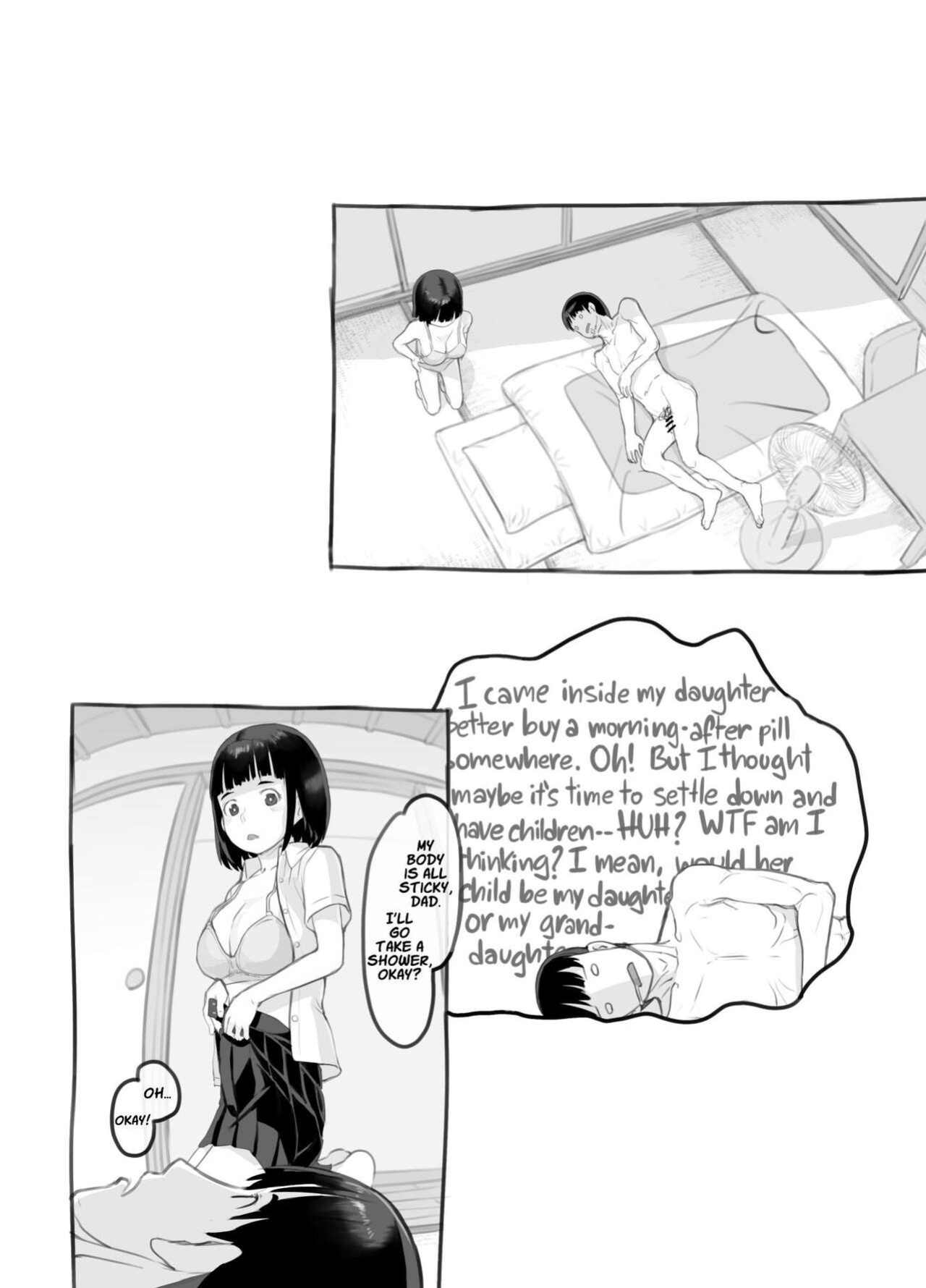 [Kuromahou Kenkyuujo (Nukaji)] Ore no musume wa moto Kano ni | My Daughter Looks Like My Ex-Girlfriend [Comics and Mango]
