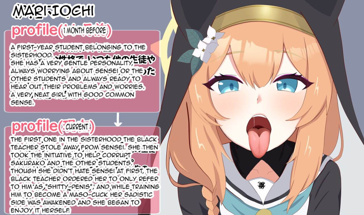 [Eru] Netorare Sisterhood ~Zangeshitsu Hen~ (Blue Archive)