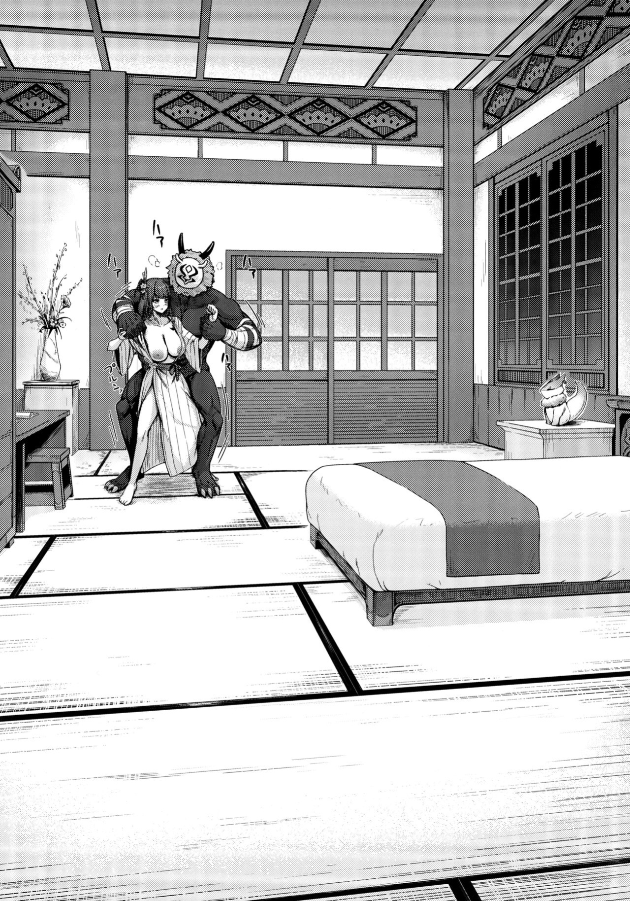 (C101) [Nanaya (Nao)] Kage-chan to Deka Churl | Raiden and the Big Hilichurl (Genshin Impact)