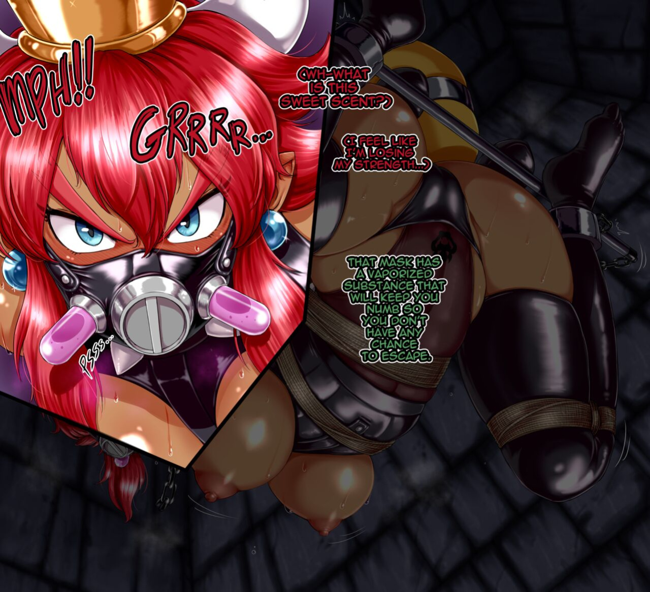 [Issa Castagno] Bowsette | Super Crown Bowser [Super Mario Brothers | Super Mario Bros.]