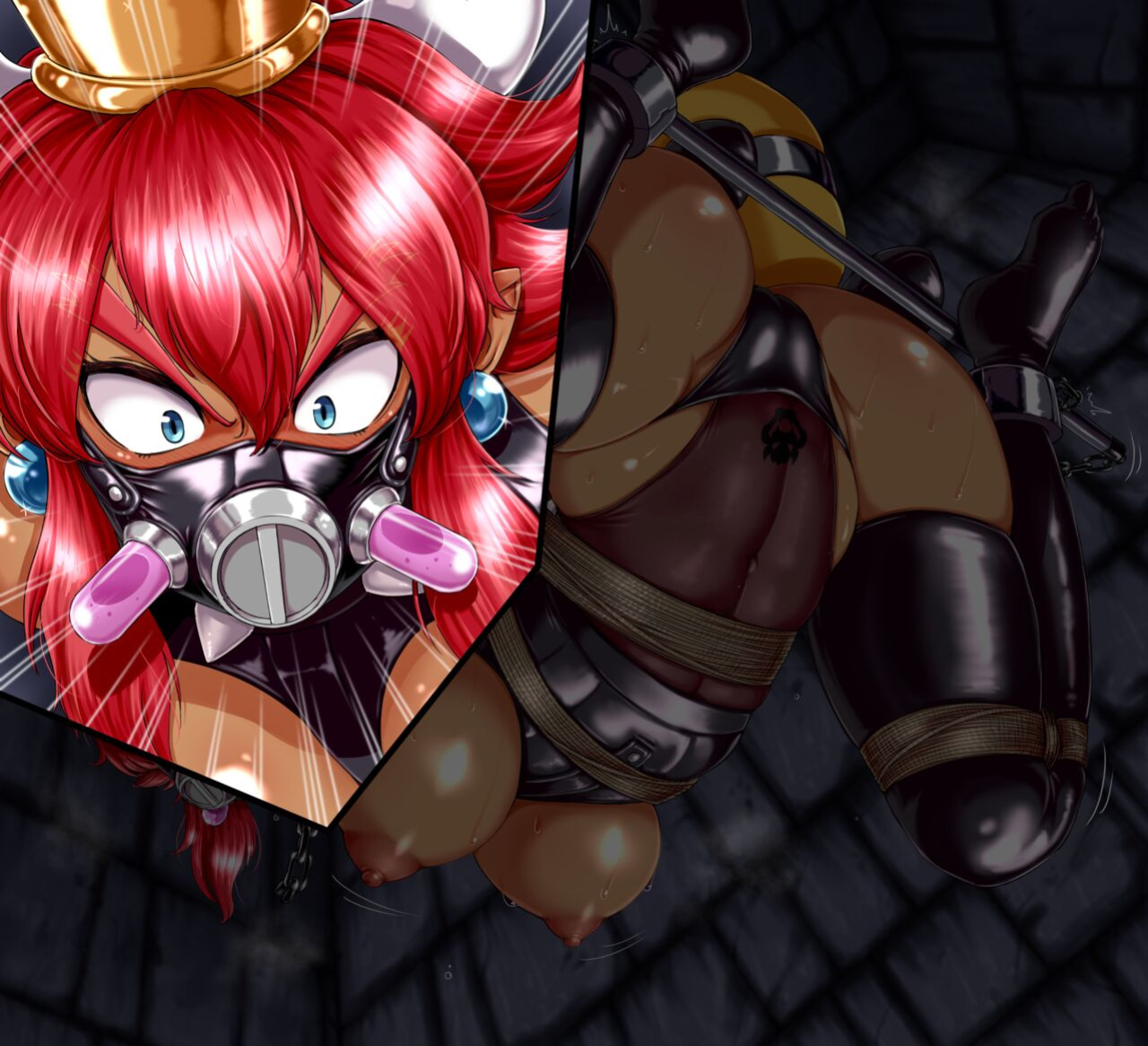 [Issa Castagno] Bowsette | Super Crown Bowser [Super Mario Brothers | Super Mario Bros.]
