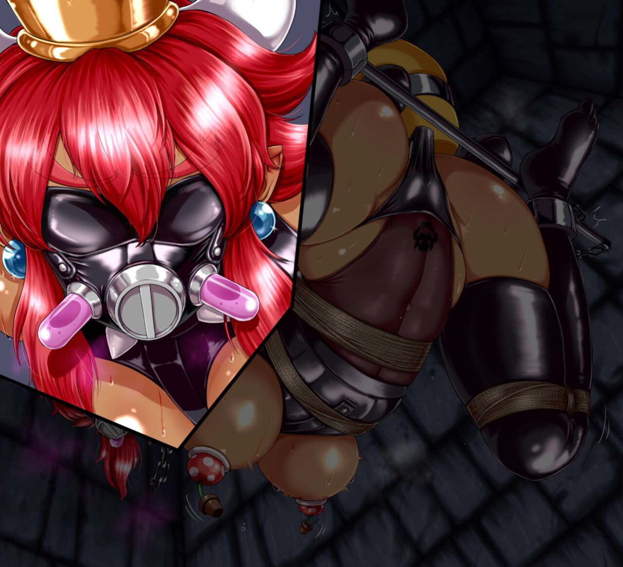 [Issa Castagno] Bowsette | Super Crown Bowser [Super Mario Brothers | Super Mario Bros.]