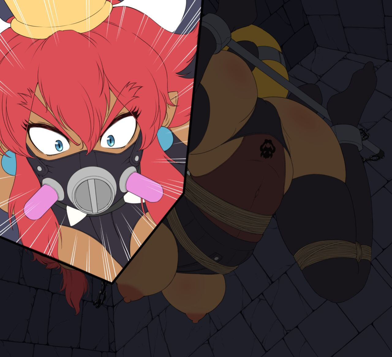 [Issa Castagno] Bowsette | Super Crown Bowser [Super Mario Brothers | Super Mario Bros.]