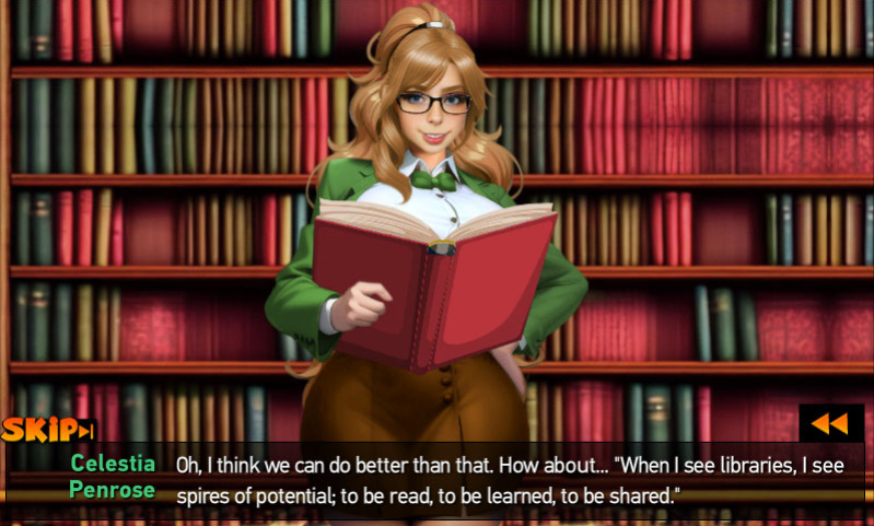 She Means Business game: Celestia's Story - Part 1 [AI Generated]