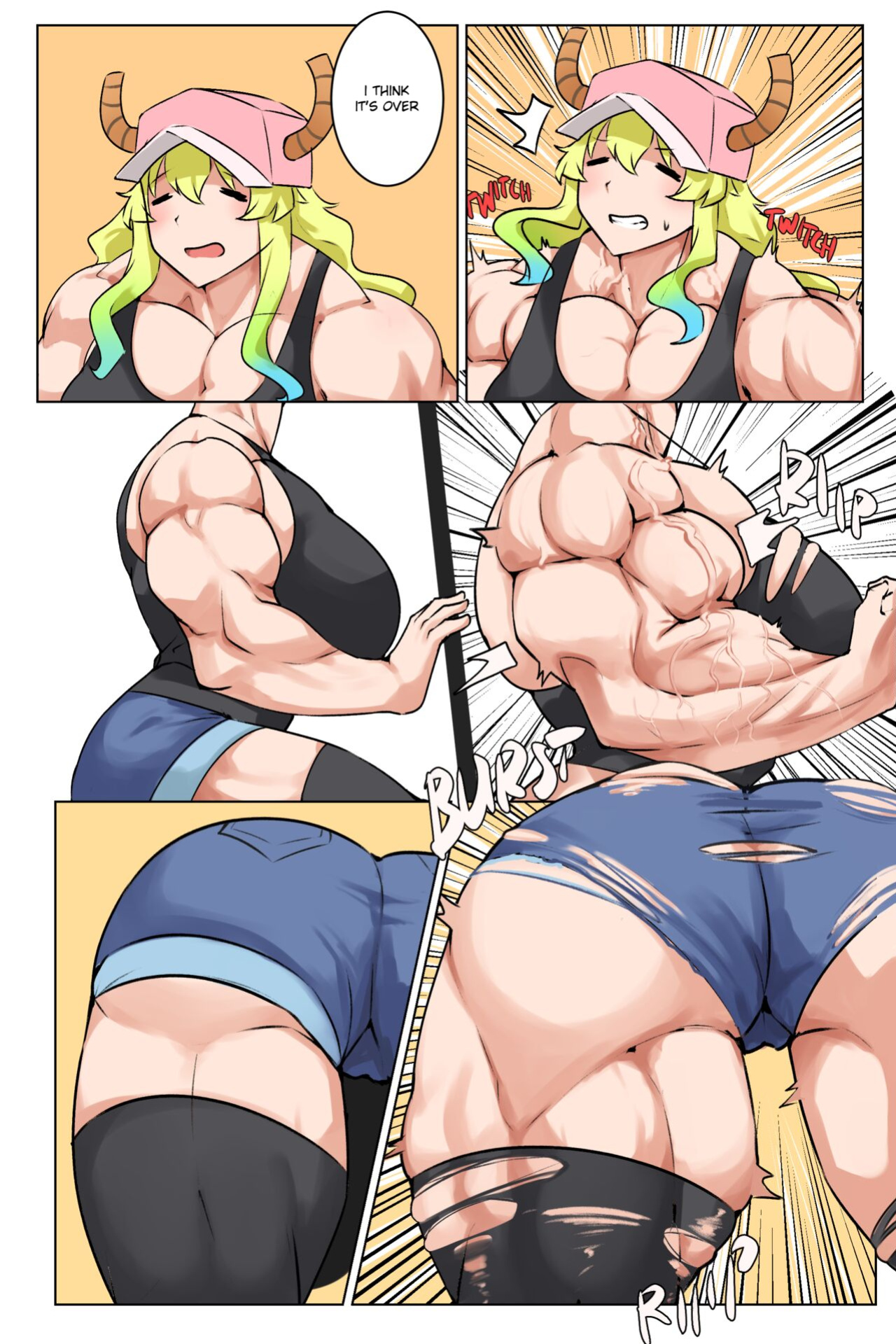 [Muscletonk] Lucoa Comic