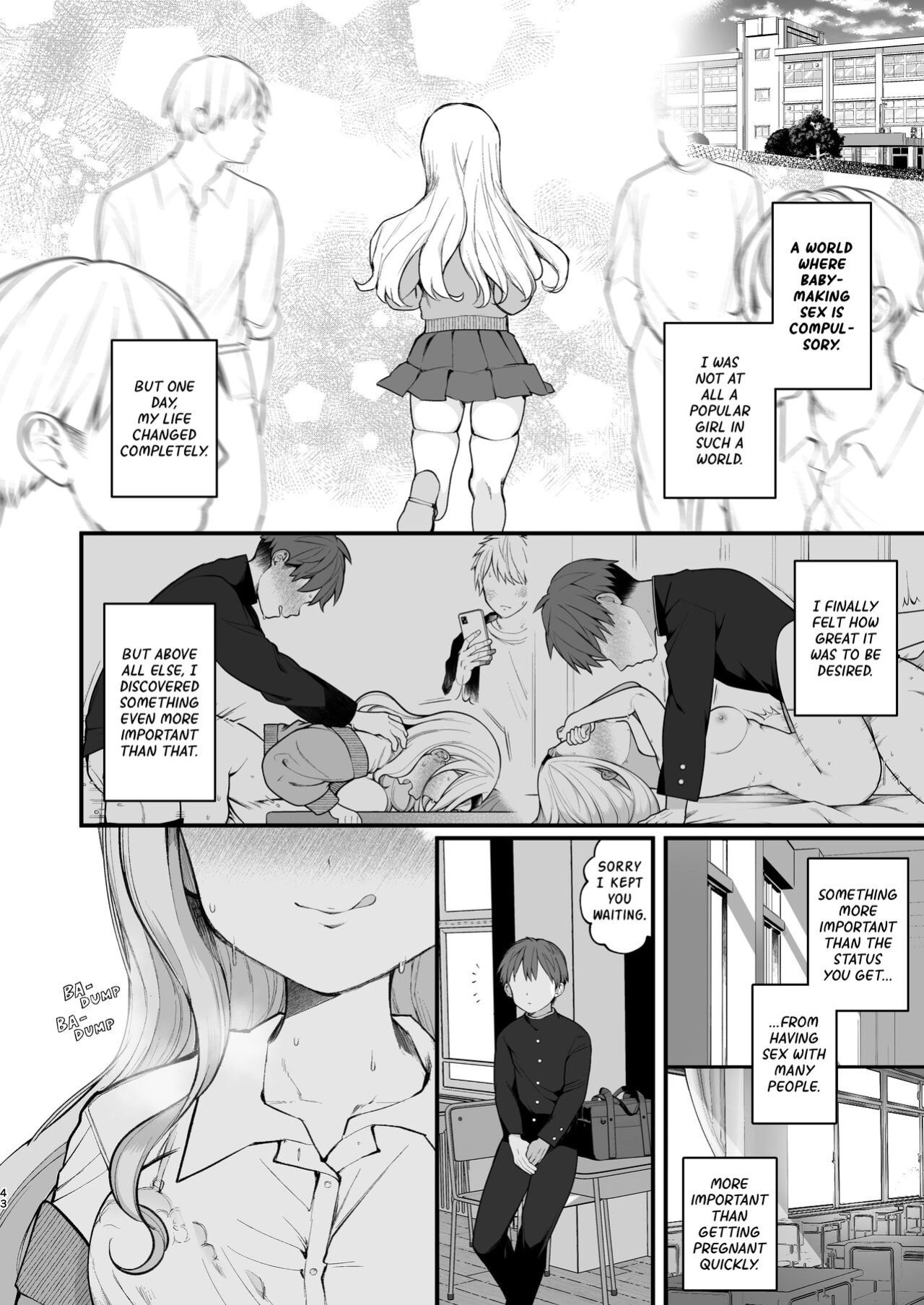 [Agenasu (Kari) (Nagase Tooru)] Kozukuri Sex ga Gimuka shita Sekai (... de Motenai Watashi.) | A World Where Reproductive Sex Is Obligatory (...and I am an unpopular girl.) [altuser]
