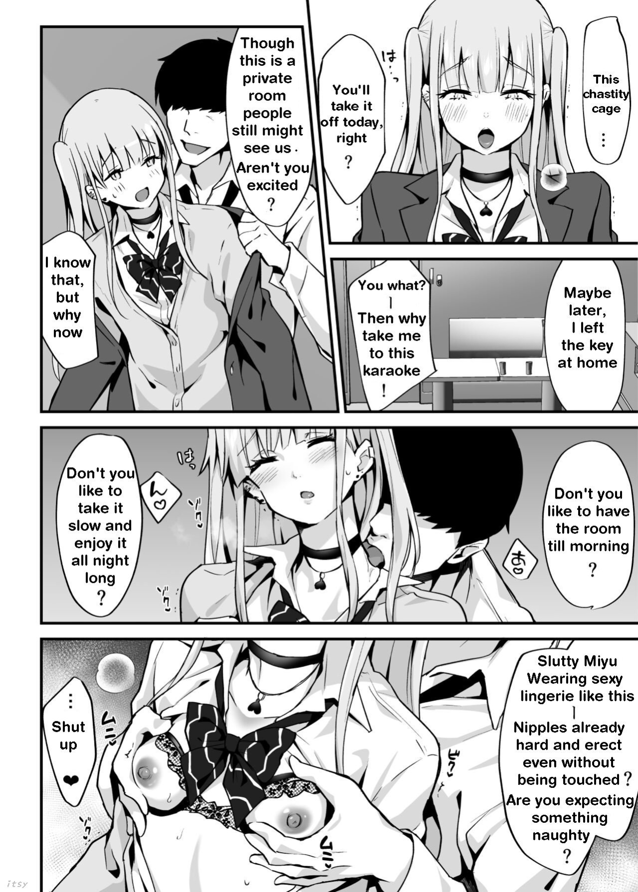 [Maita Keikaku (Sennomori Maitake)] Zoku Kaikan ♀(Mesu) Ochi ～Miyu, Shasei Kanri de Renzoku Akume〜 | Miyu's ejaculation management [itsy]