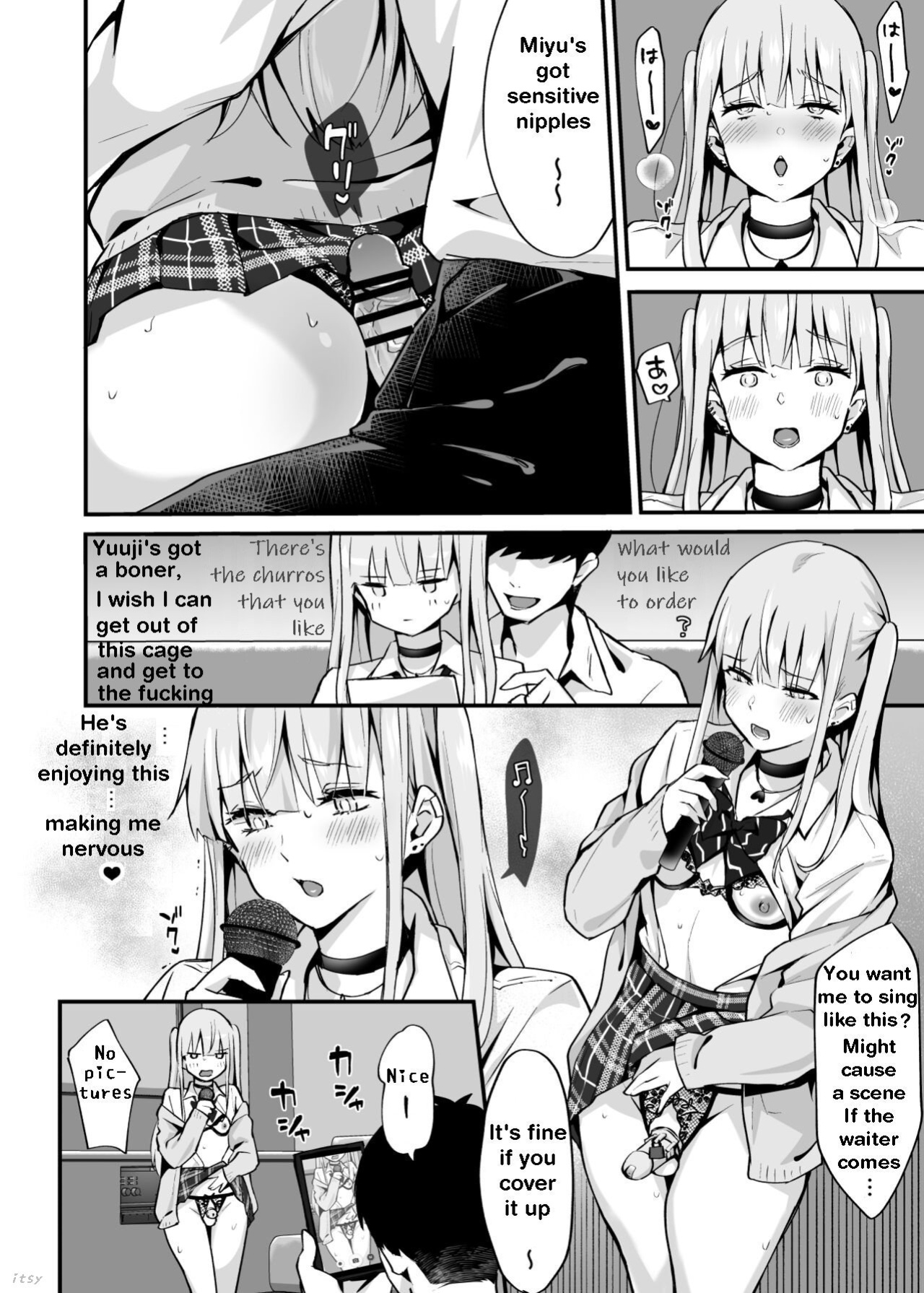 [Maita Keikaku (Sennomori Maitake)] Zoku Kaikan ♀(Mesu) Ochi ～Miyu, Shasei Kanri de Renzoku Akume〜 | Miyu's ejaculation management [itsy]