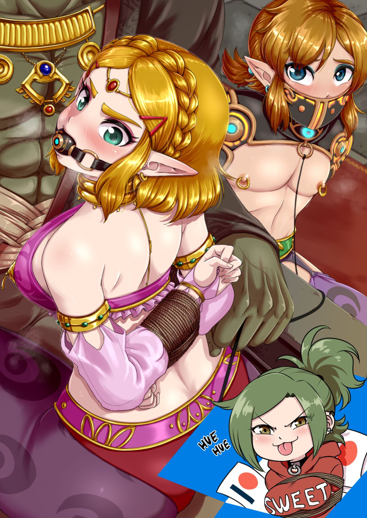 [Issa Castagno] Zelda - New Ganondorf Wifes (Princess Zelda, Link) [The Legend Of Zelda]