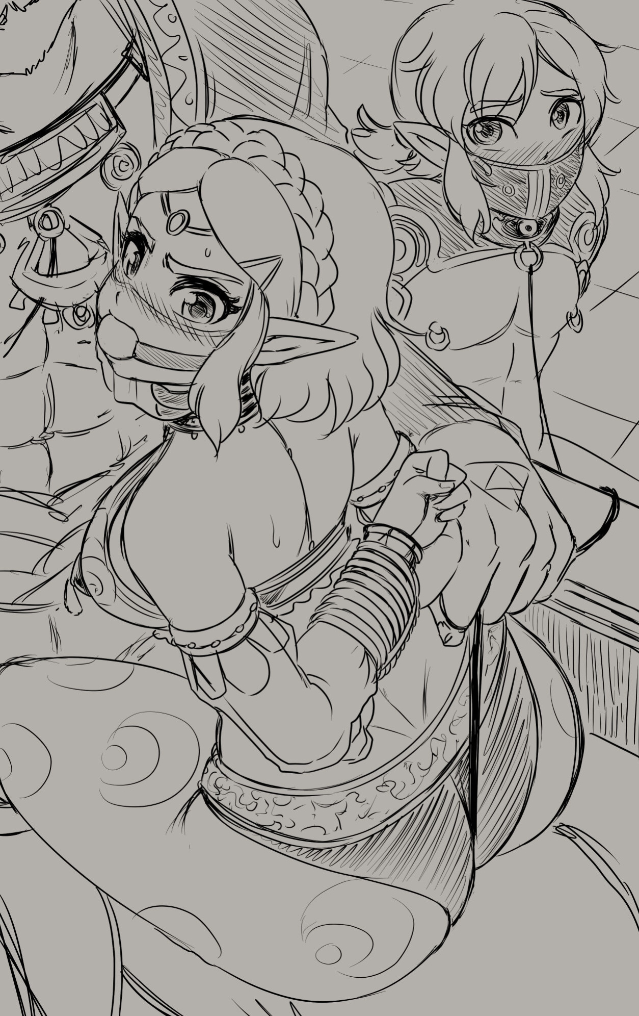 [Issa Castagno] Zelda - New Ganondorf Wifes (Princess Zelda, Link) [The Legend Of Zelda]