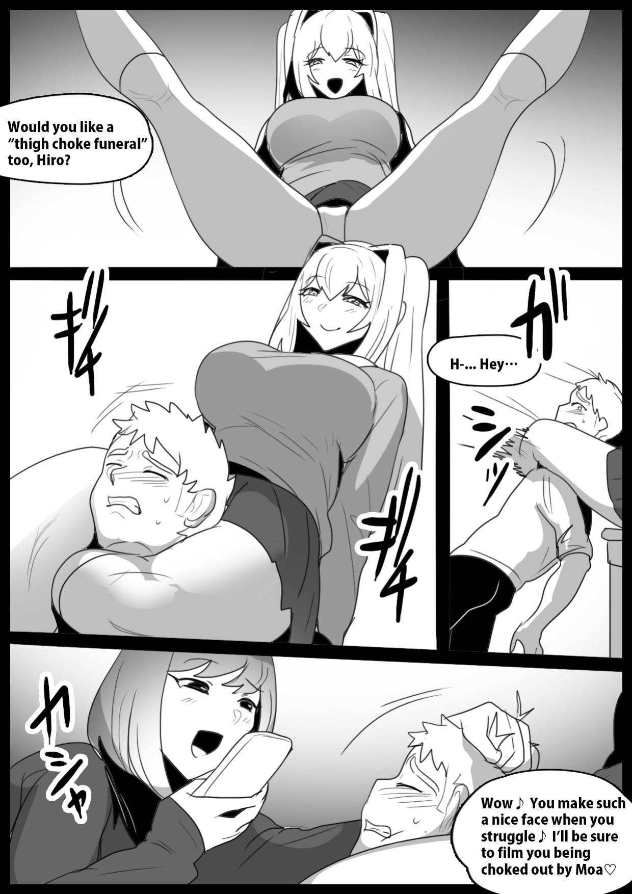 [The Nation of Head Scissors (kubi4, Toppogi)] Onaji Class no Onna Tomodachi ni Maso Bare shite, Sandbag Dorei ni Otosareta Hanashi. | Turned into a punching bag slave by two girls in my class who found out I was a masochist