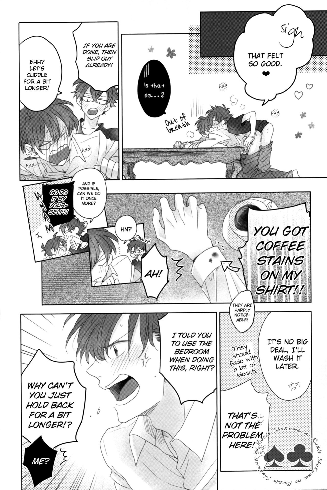 (Himitsu no Ura Kagyou 5) [Mistless (Santaro)] Aiirenai Koto mo Nai (Meitantei Conan) [Shukumei no Rivals]
