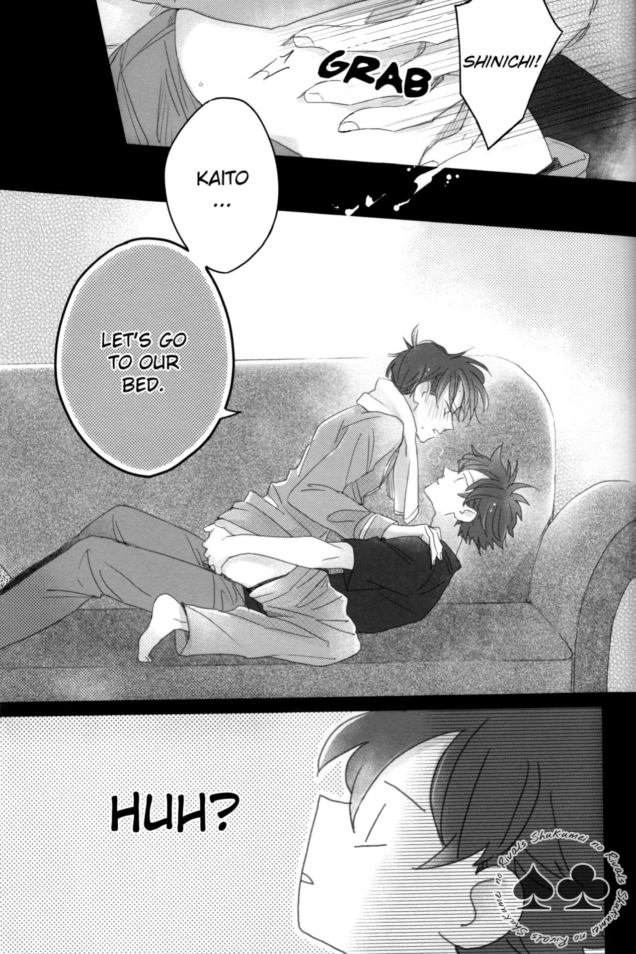 (Himitsu no Ura Kagyou 5) [Mistless (Santaro)] Aiirenai Koto mo Nai (Meitantei Conan) [Shukumei no Rivals]