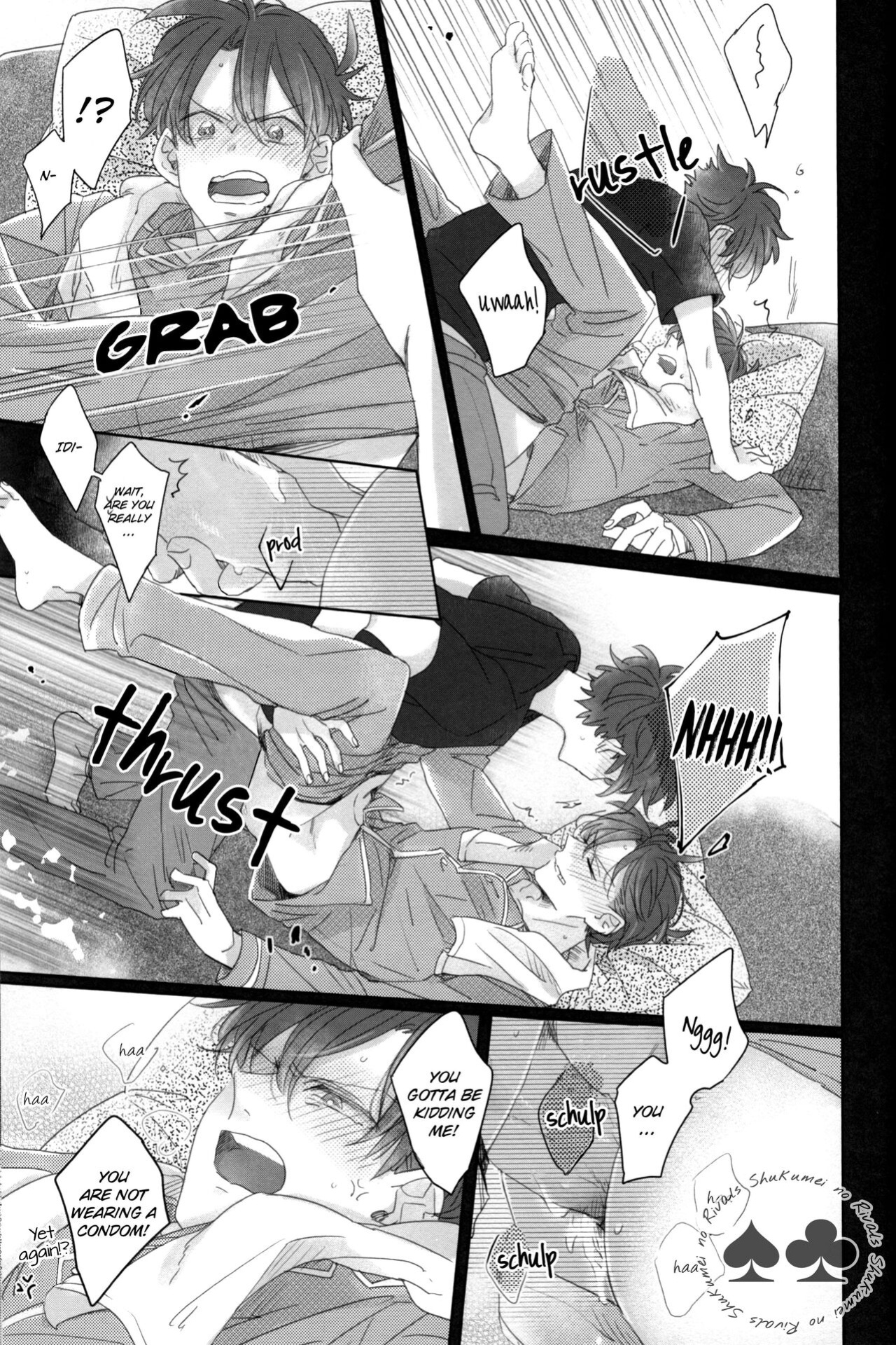 (Himitsu no Ura Kagyou 5) [Mistless (Santaro)] Aiirenai Koto mo Nai (Meitantei Conan) [Shukumei no Rivals]