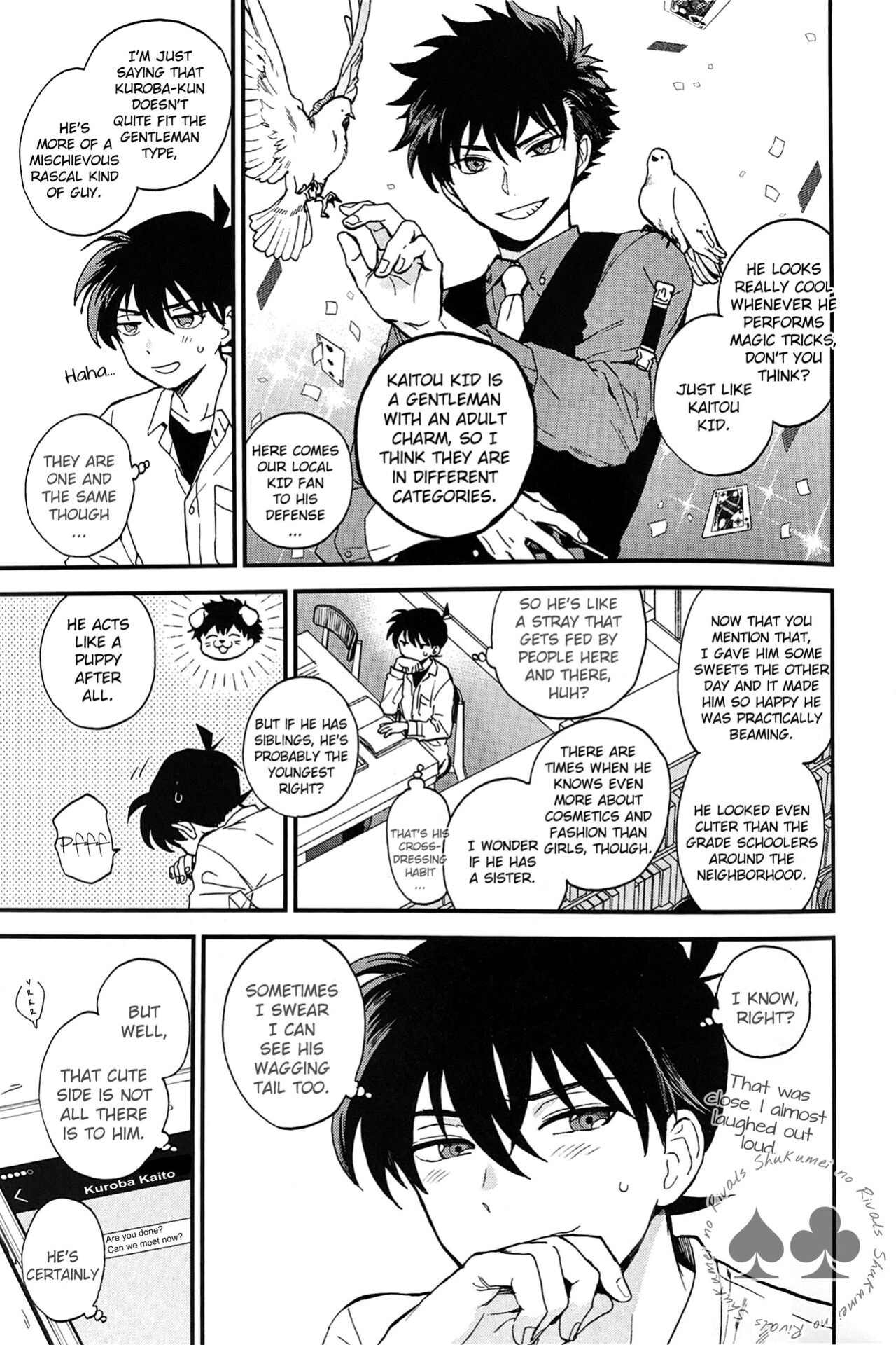 (Himitsu no Ura Kagyou 23) [LOG (M2GO)] Himtsu wa Amai (Detective Conan) [Shukumei no Rivals]