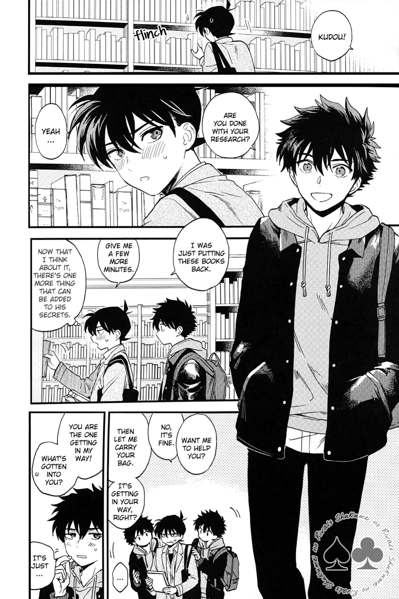 (Himitsu no Ura Kagyou 23) [LOG (M2GO)] Himtsu wa Amai (Detective Conan) [Shukumei no Rivals]
