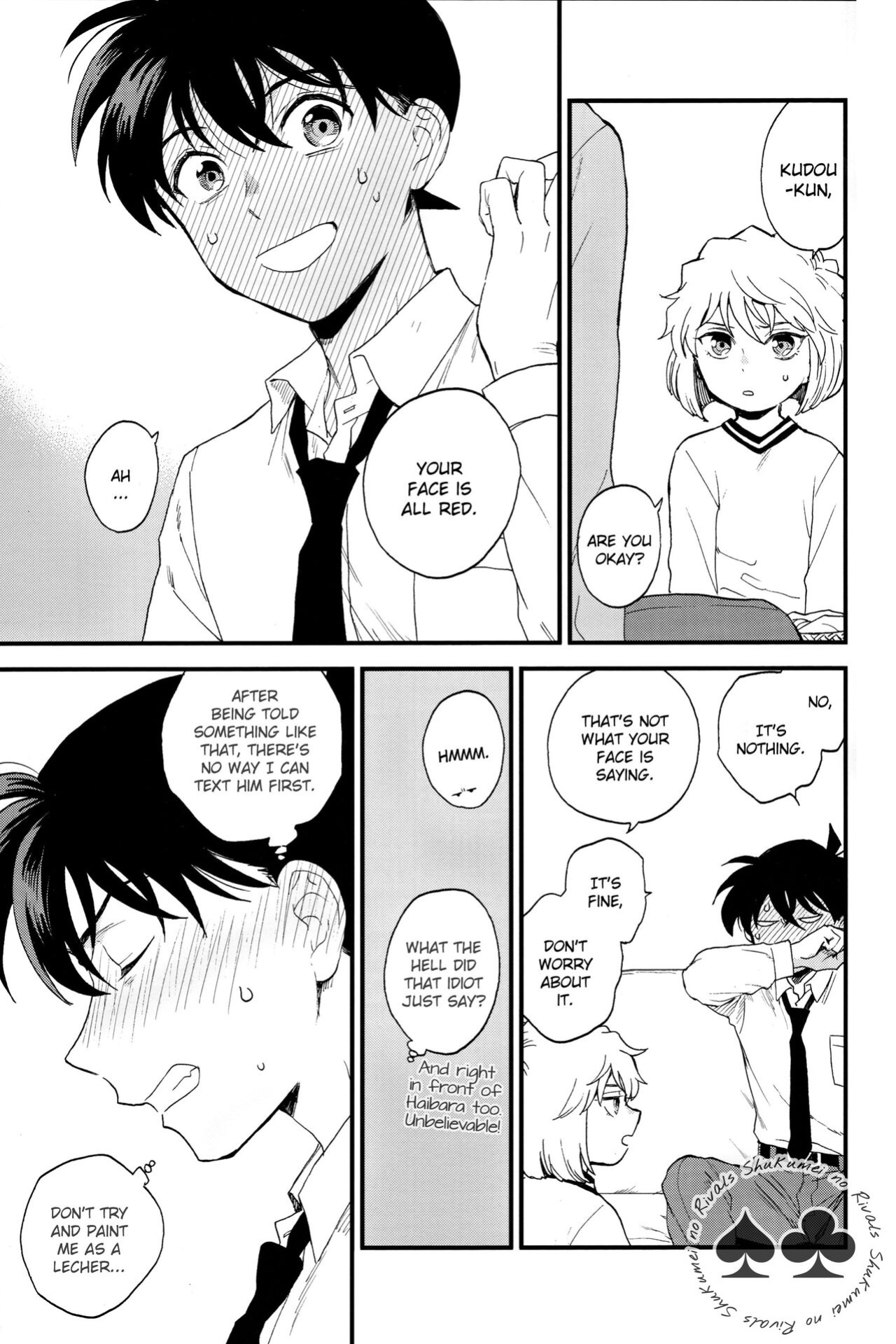 (Himitsu no Ura Kagyou 15) [LOG (M2GO)] Inside Invader (Detective Conan) [Shukumei no Rivals]
