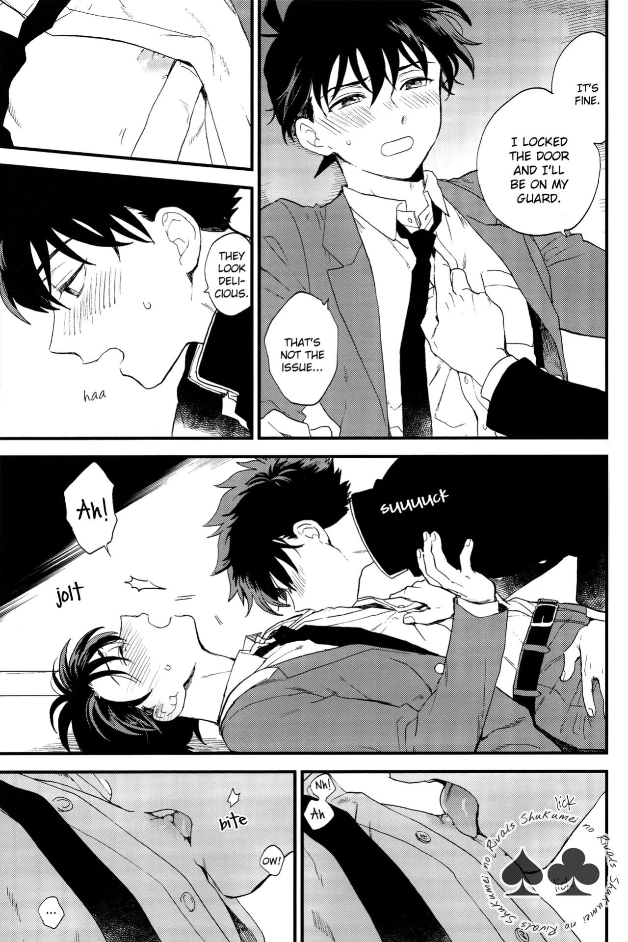(Himitsu no Ura Kagyou 15) [LOG (M2GO)] Inside Invader (Detective Conan) [Shukumei no Rivals]