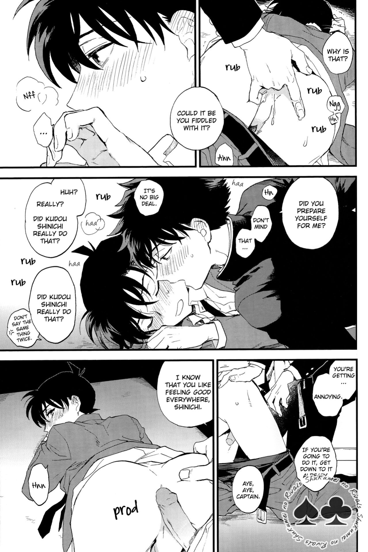 (Himitsu no Ura Kagyou 15) [LOG (M2GO)] Inside Invader (Detective Conan) [Shukumei no Rivals]