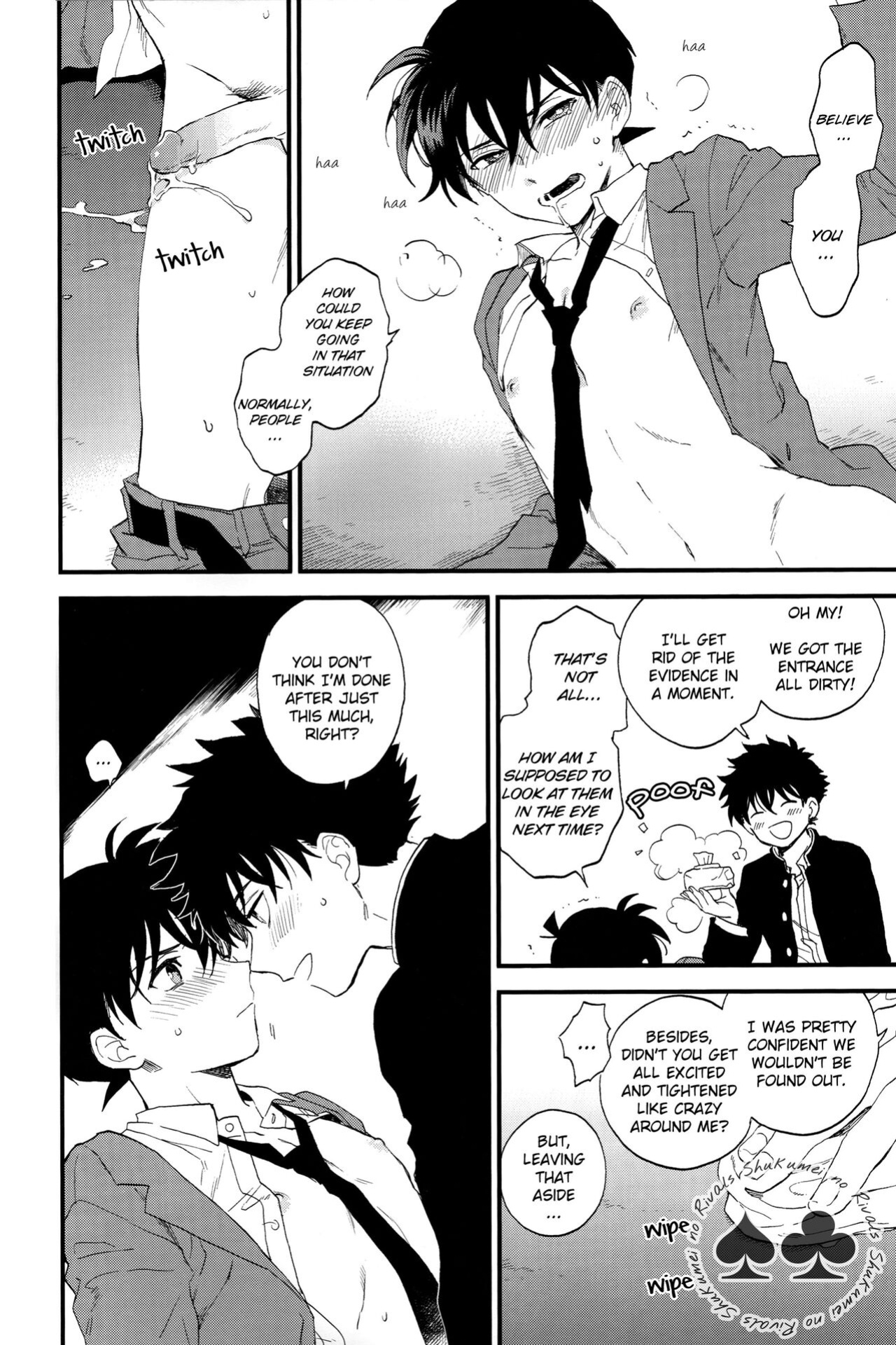 (Himitsu no Ura Kagyou 15) [LOG (M2GO)] Inside Invader (Detective Conan) [Shukumei no Rivals]