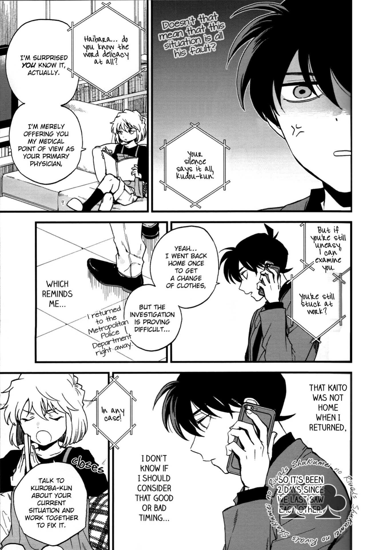 [LOG (M2GO)] Love Me Tender (Detective Conan) [Shukumei no Rivals]