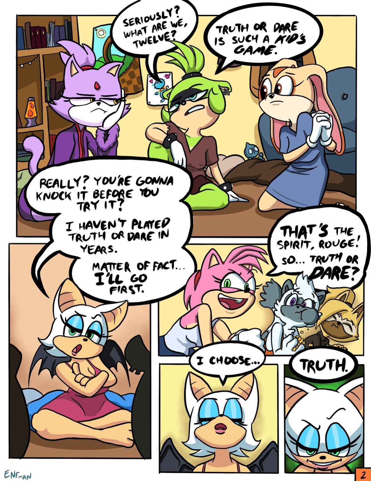 [ENFman] Oops! All Naked! + Bonus Pages and Refs