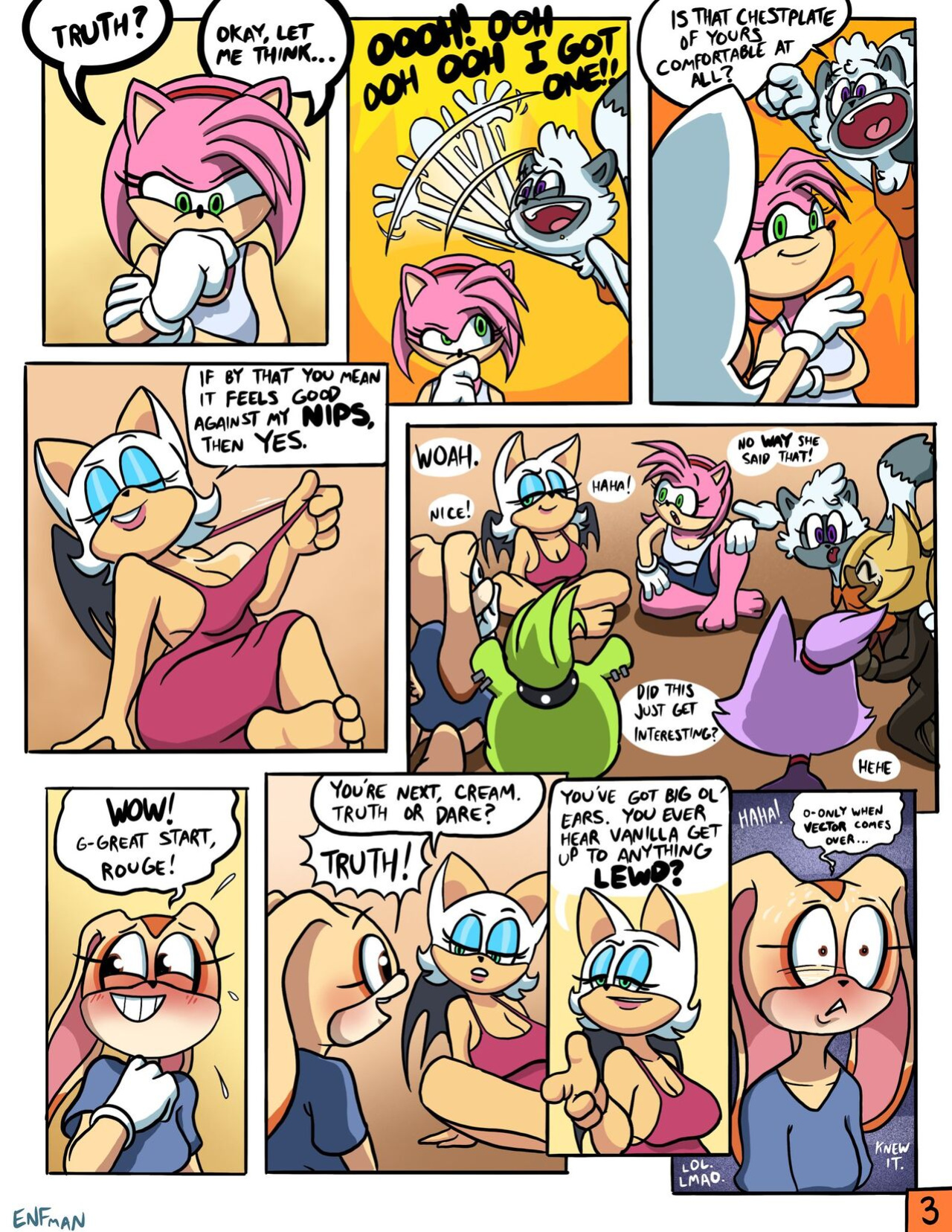 [ENFman] Oops! All Naked! + Bonus Pages and Refs