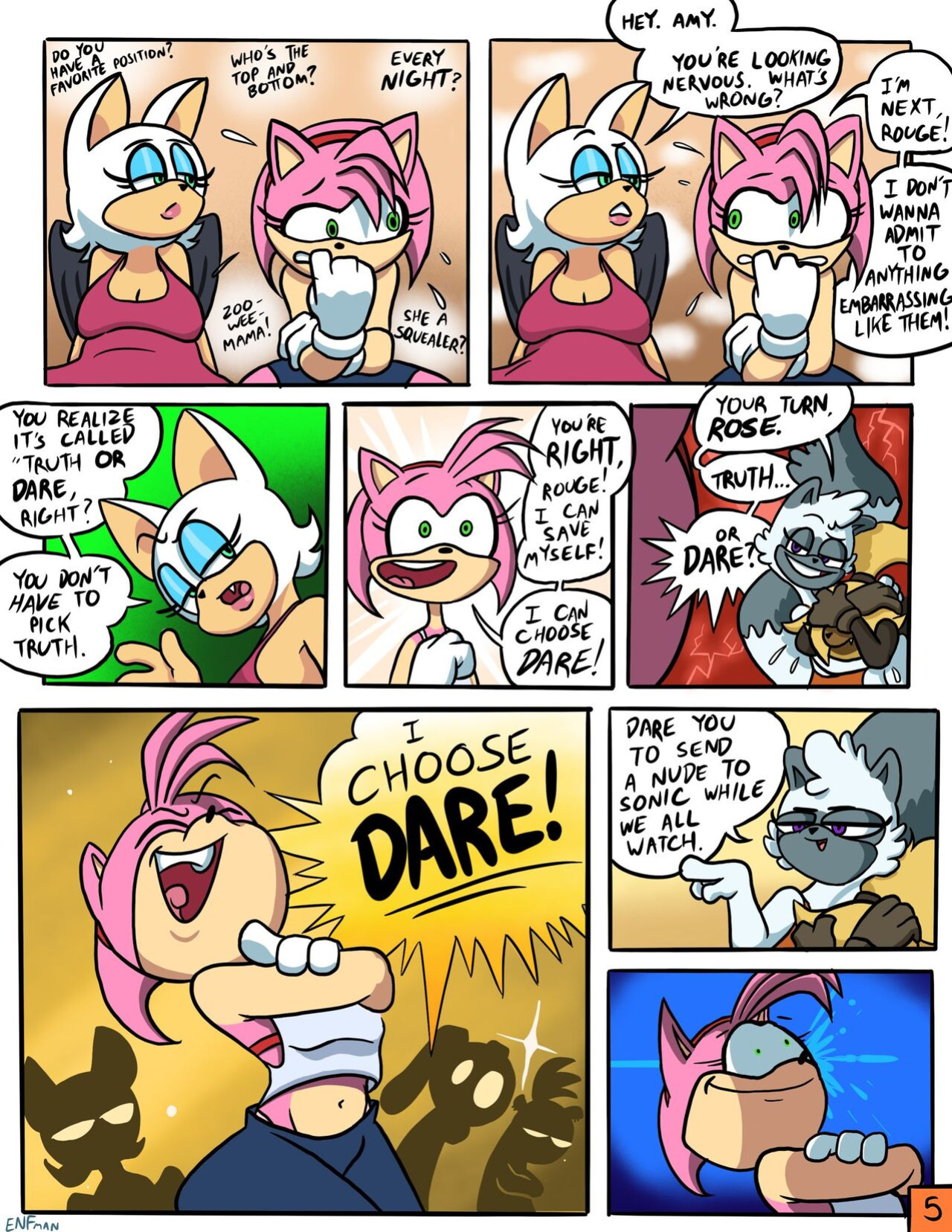 [ENFman] Oops! All Naked! + Bonus Pages and Refs