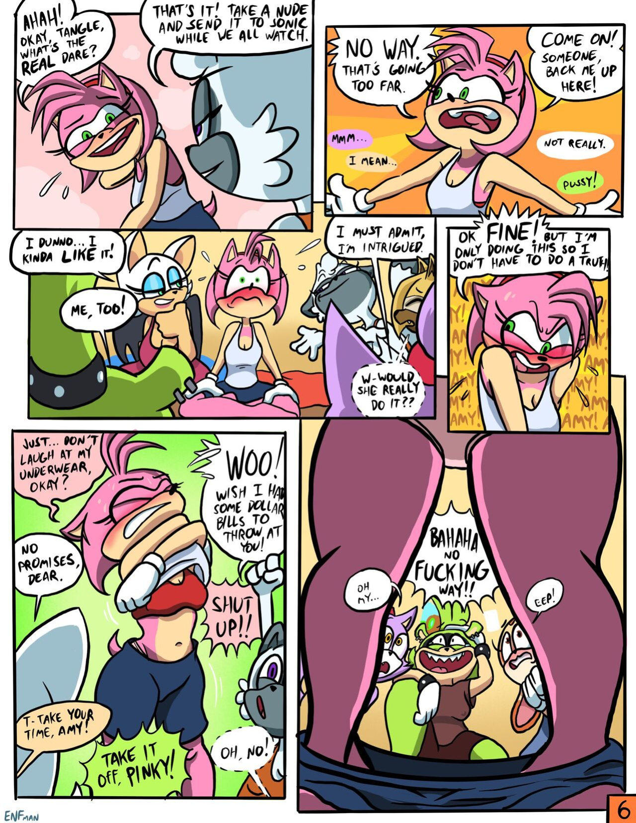[ENFman] Oops! All Naked! + Bonus Pages and Refs