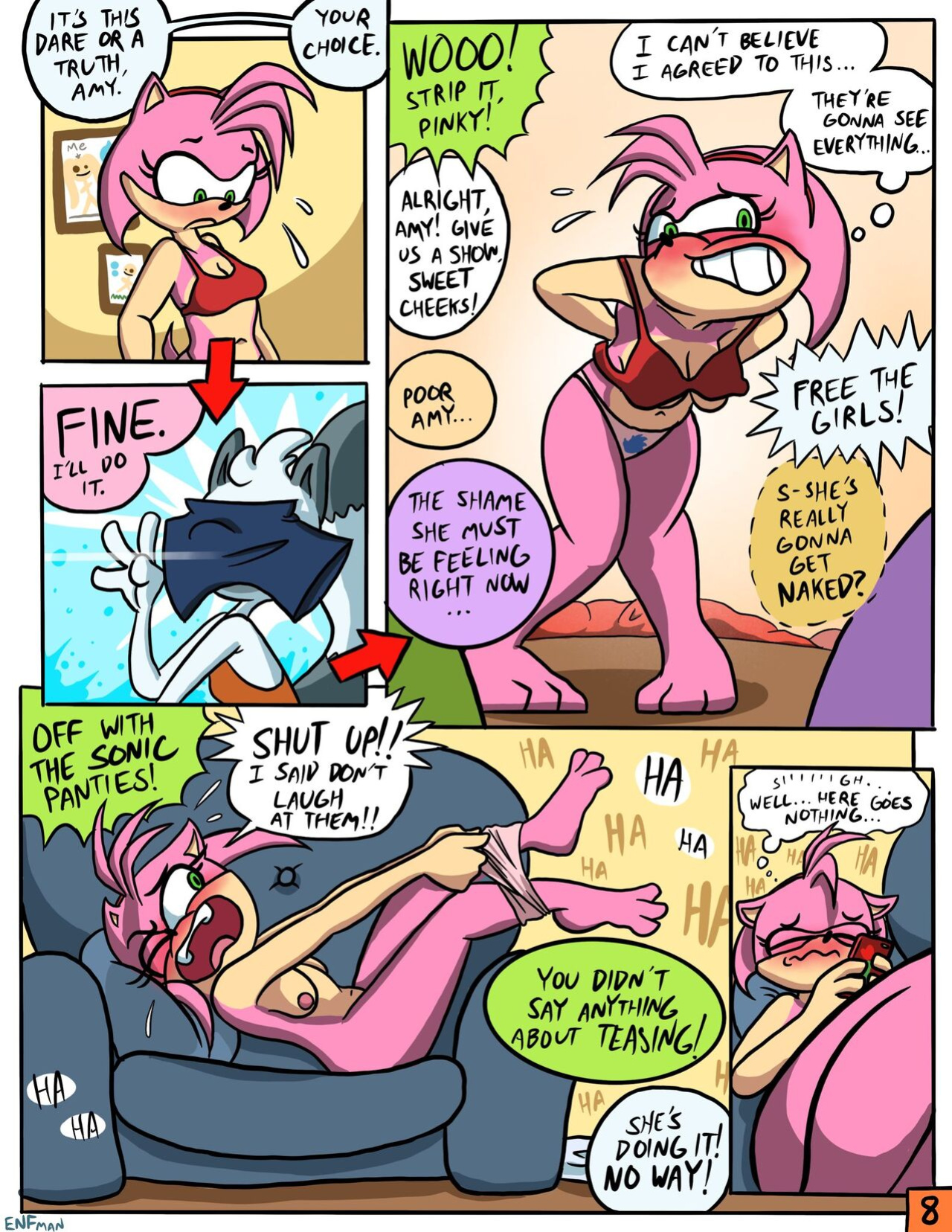 [ENFman] Oops! All Naked! + Bonus Pages and Refs