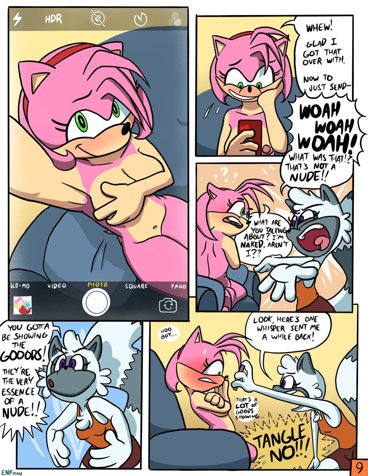 [ENFman] Oops! All Naked! + Bonus Pages and Refs