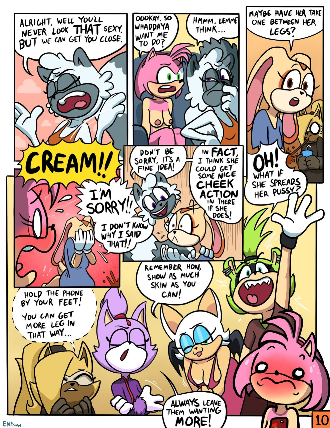 [ENFman] Oops! All Naked! + Bonus Pages and Refs