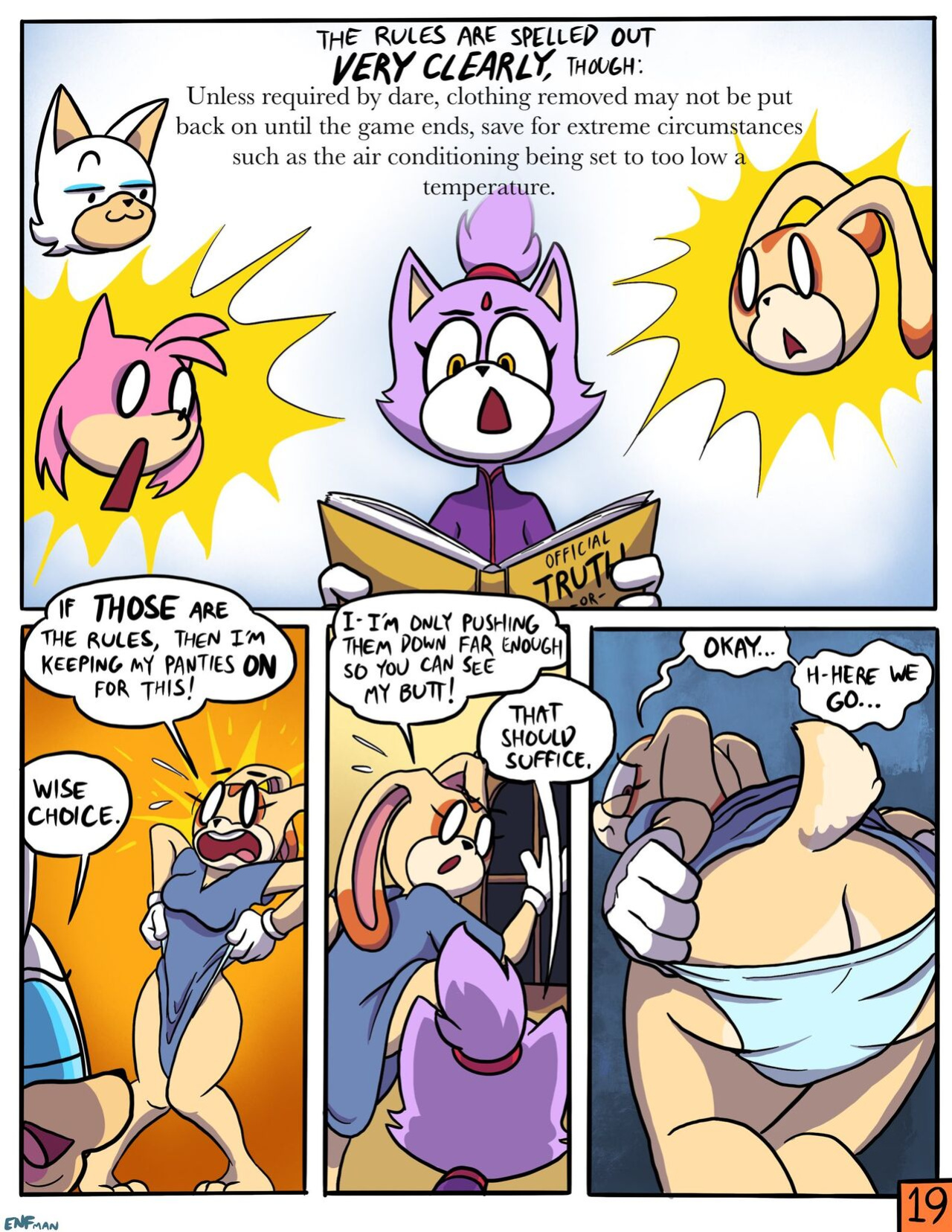 [ENFman] Oops! All Naked! + Bonus Pages and Refs