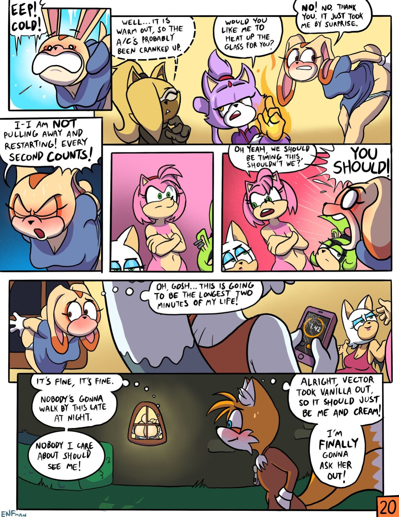 [ENFman] Oops! All Naked! + Bonus Pages and Refs
