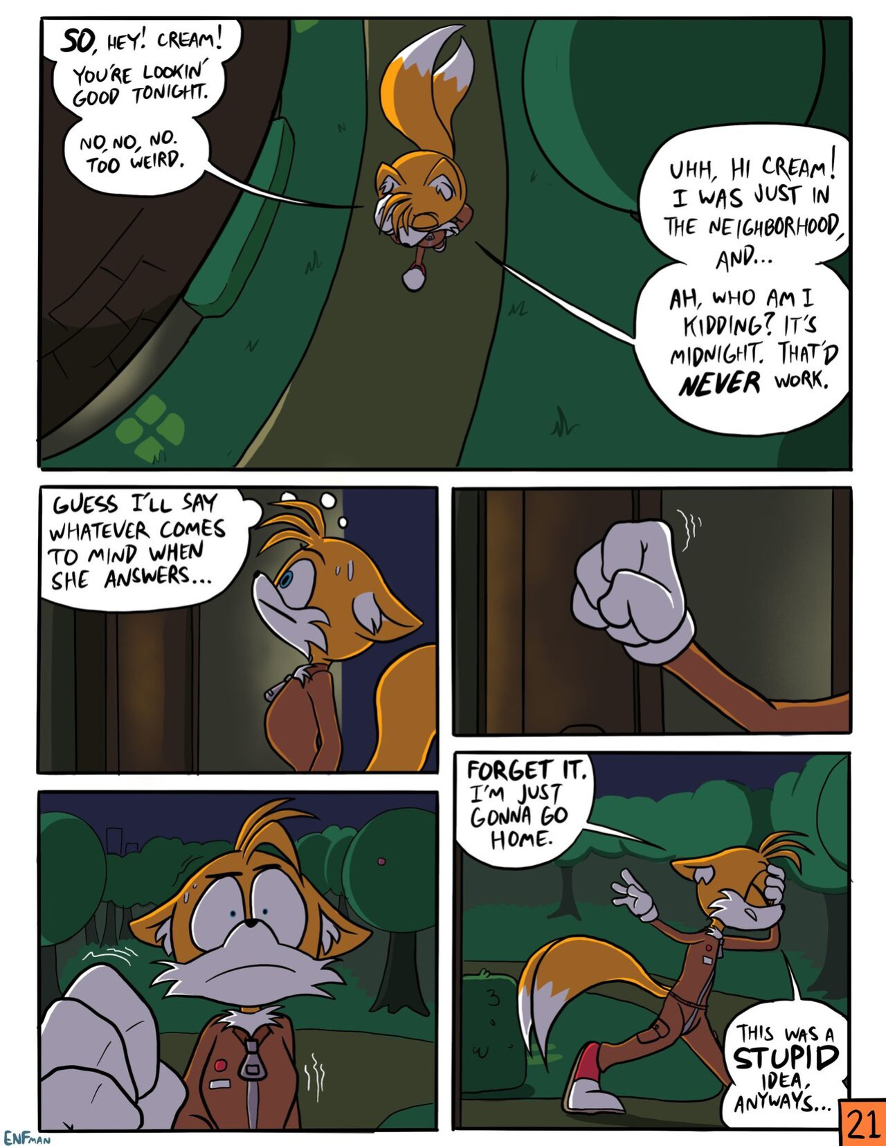 [ENFman] Oops! All Naked! + Bonus Pages and Refs